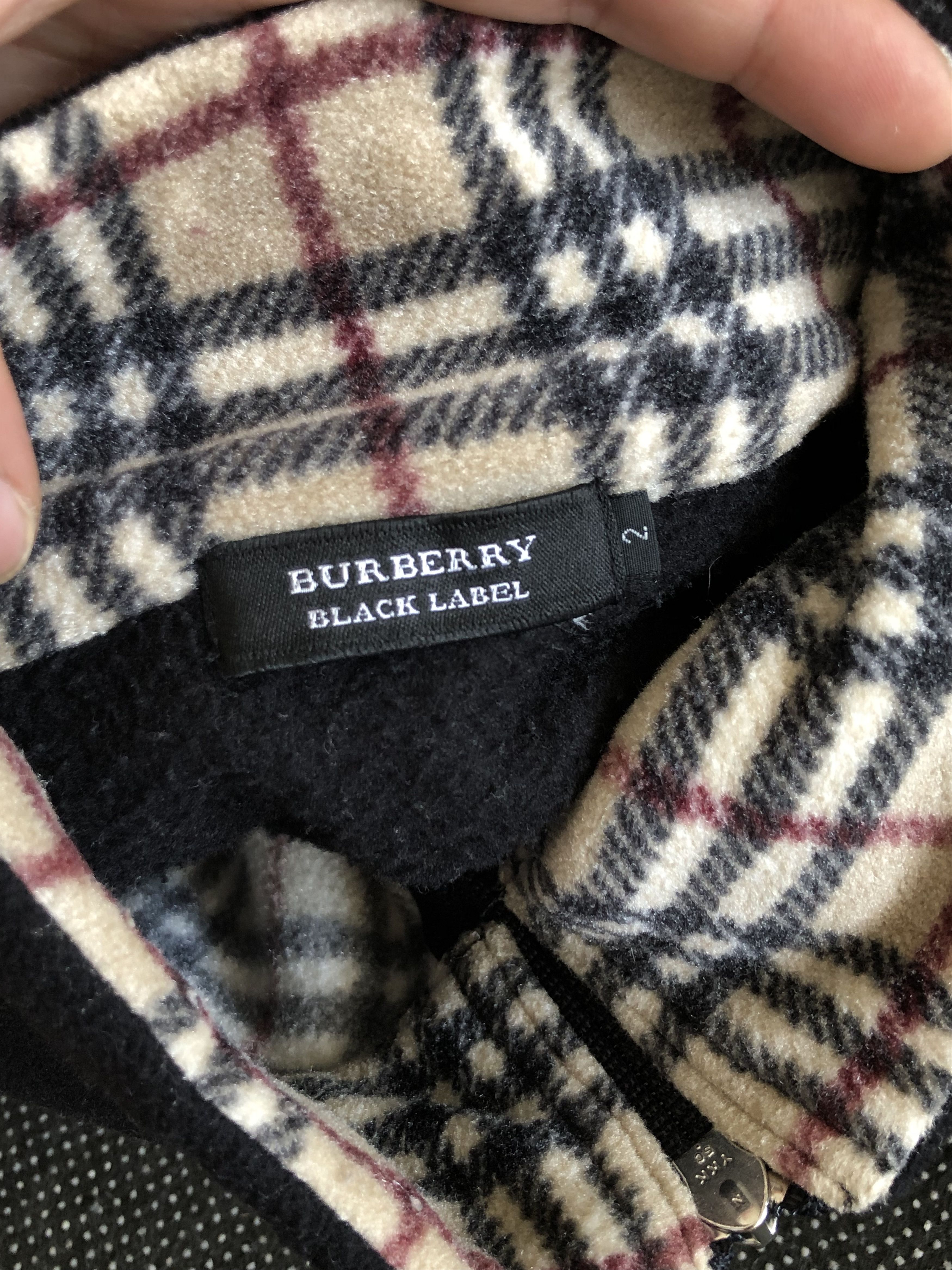 Burberry RARE🔥BURBERRY BLACK LABEL FLEECE JACKET WARMER Size US M / EU 48-50 / 2 - 10 Thumbnail