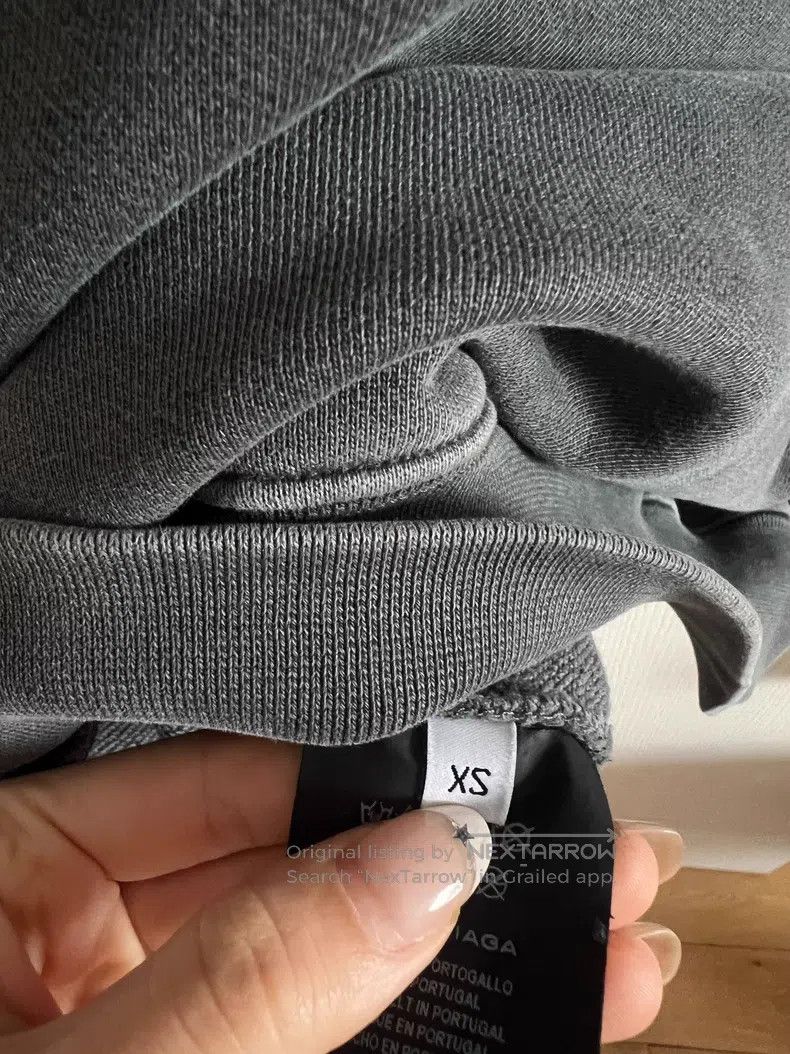 Balenciaga Balenciaga Grey Distressed Hoodie Size US XS / EU 42 / 0 - 7 Thumbnail