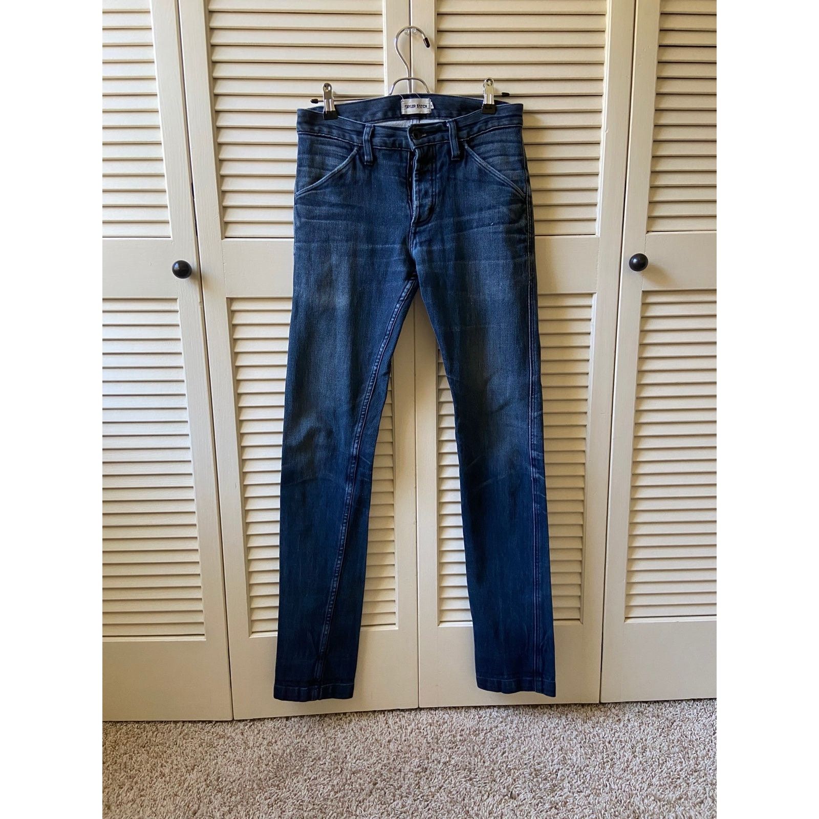Taylor Stitch Taylor Stitch Blue Denim Skinny Jeans Pants Men’s Size 30x34 Size US 30 / EU 46 - 1 Thumbnail