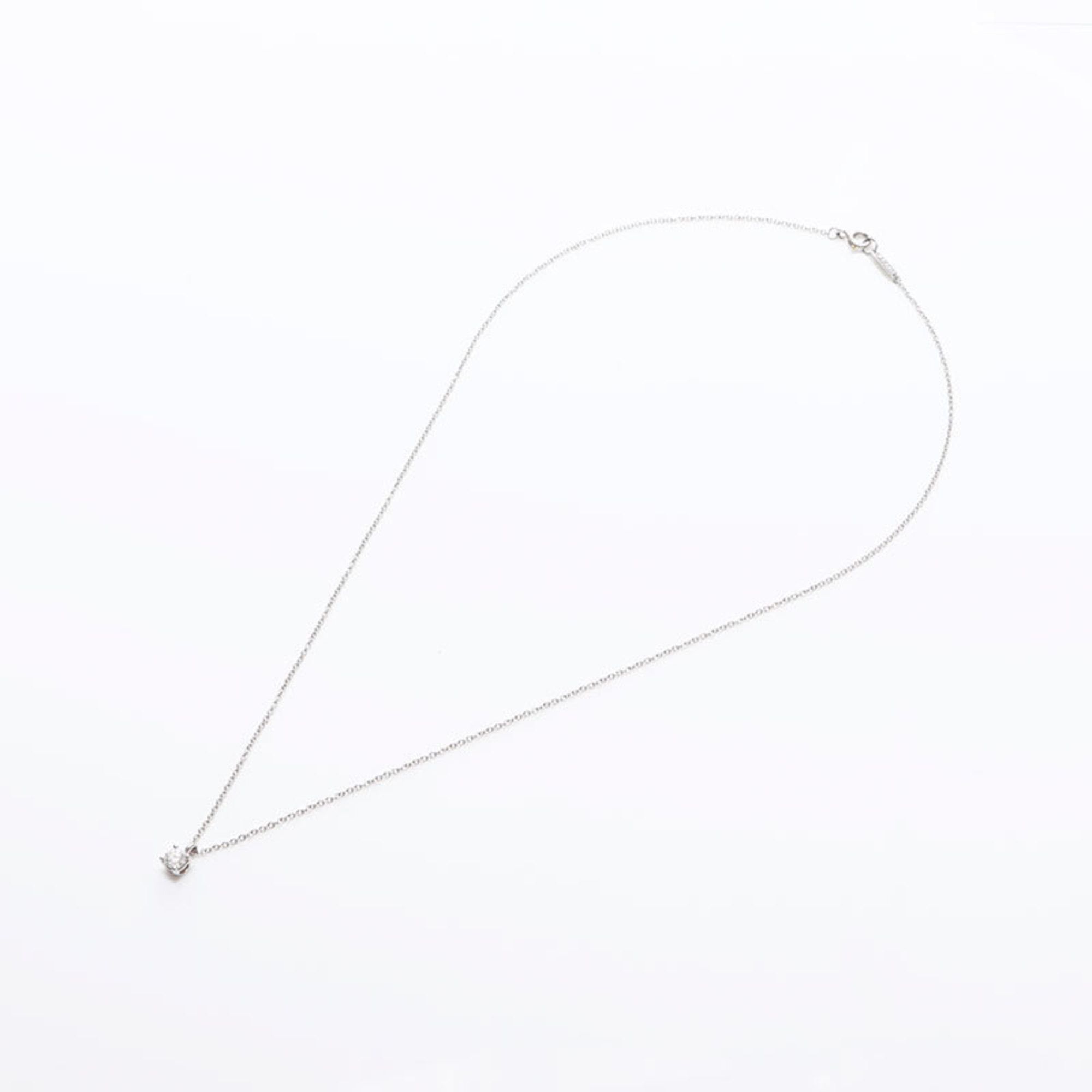 Tiffany & Co. Tiffany & Co. Pt950 and Diamond Necklace in Silver, WS10619 Size ONE SIZE - 1 Thumbnail