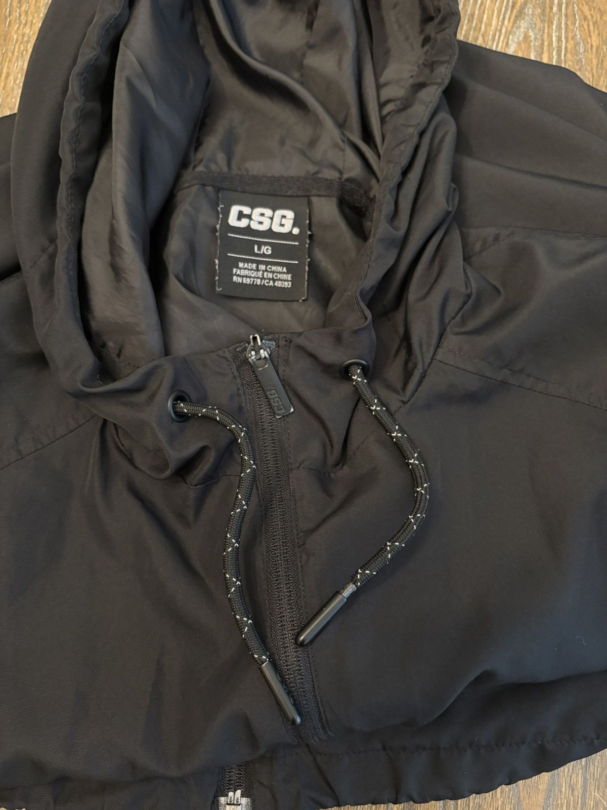 CSG Black CSG Windbreaker Lightweight Jacket Size US L / EU 52-54 / 3 - 2 Thumbnail