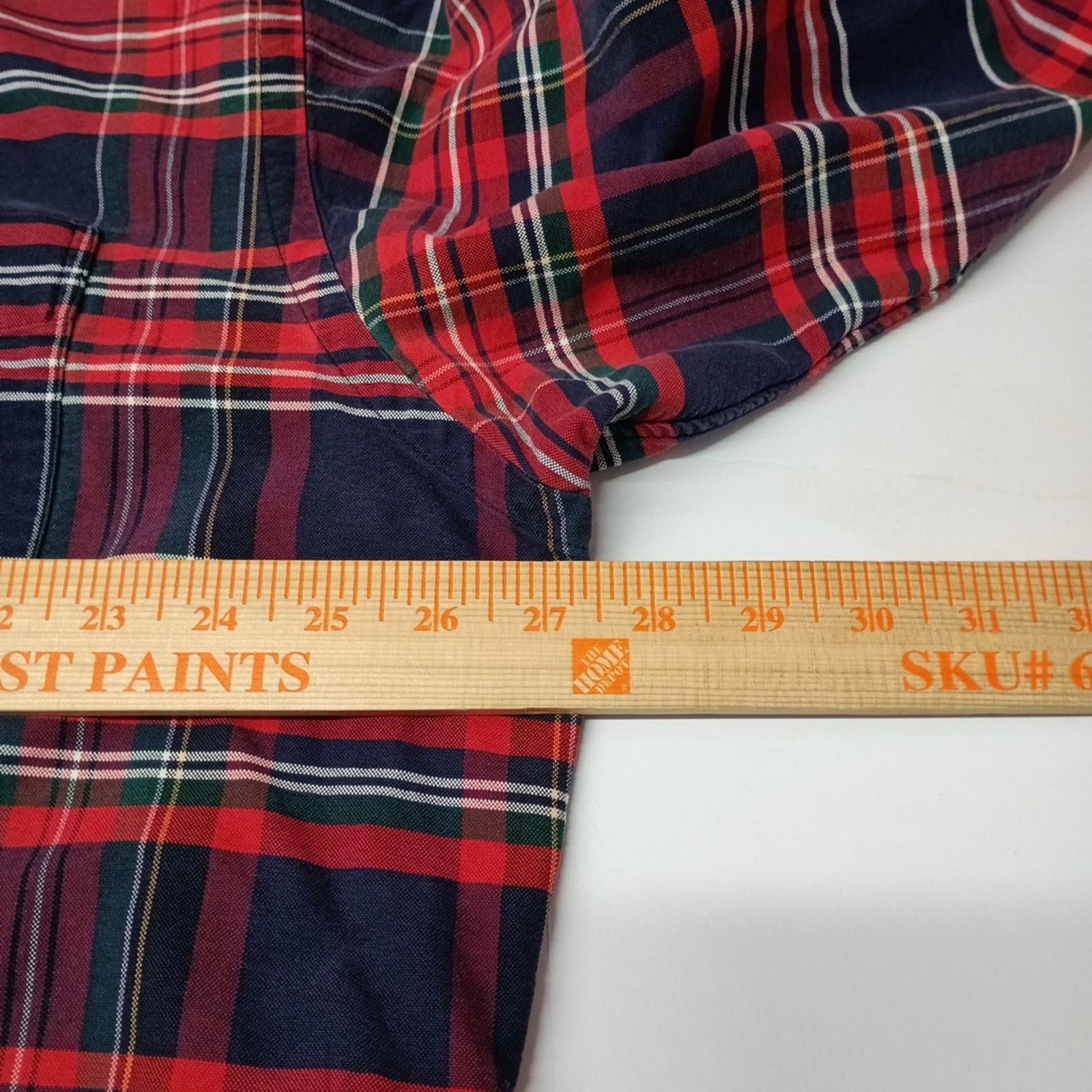 Ralph Lauren Ralph Lauren Shirt Men's L Red Tartan Plaid Big Shirt Button Size US L / EU 52-54 / 3 - 5 Thumbnail