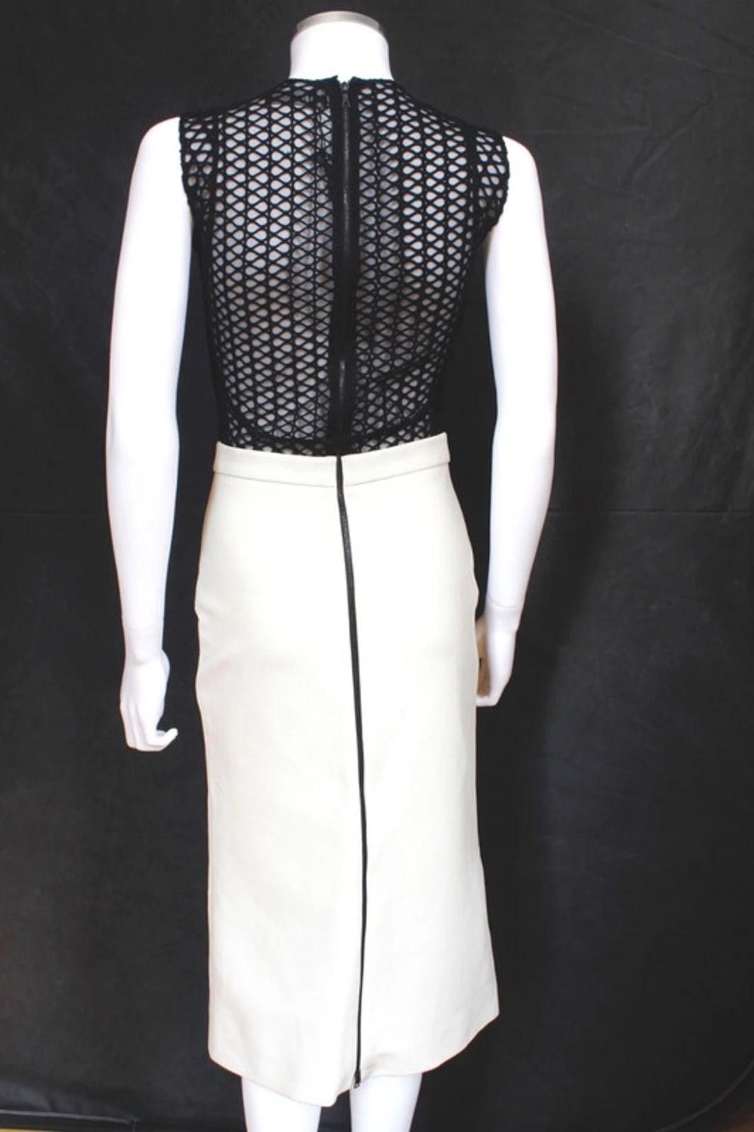 Other David Koma Black White Contrast cotton-blend dress UK 12/ 10 Size M / US 6-8 / IT 42-44 - 3 Thumbnail