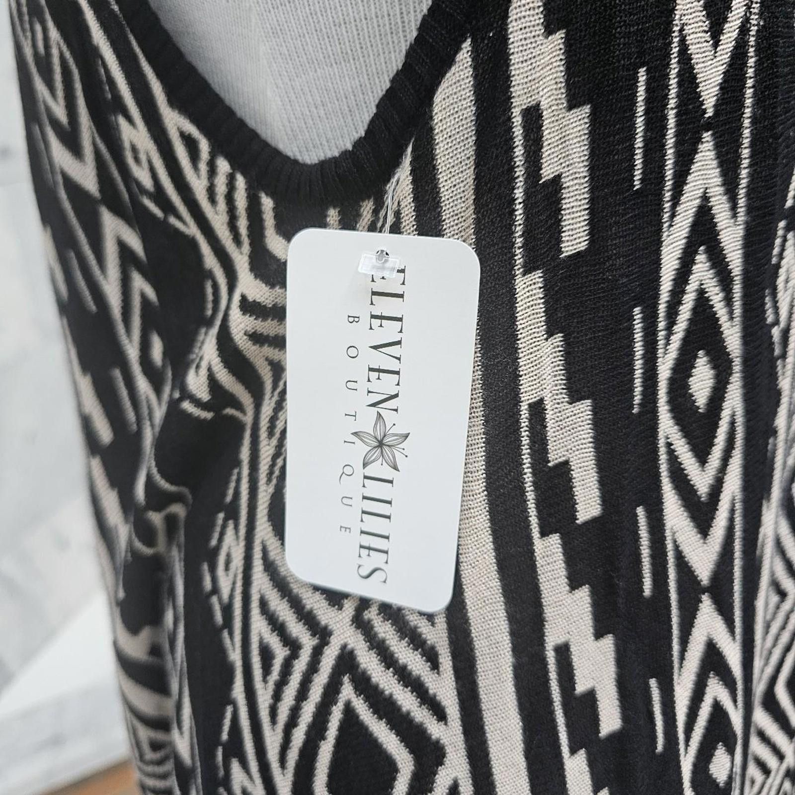 Other Women's Black and Tan NWT Knit Vest Size L / US 10 / IT 46 - 5 Thumbnail