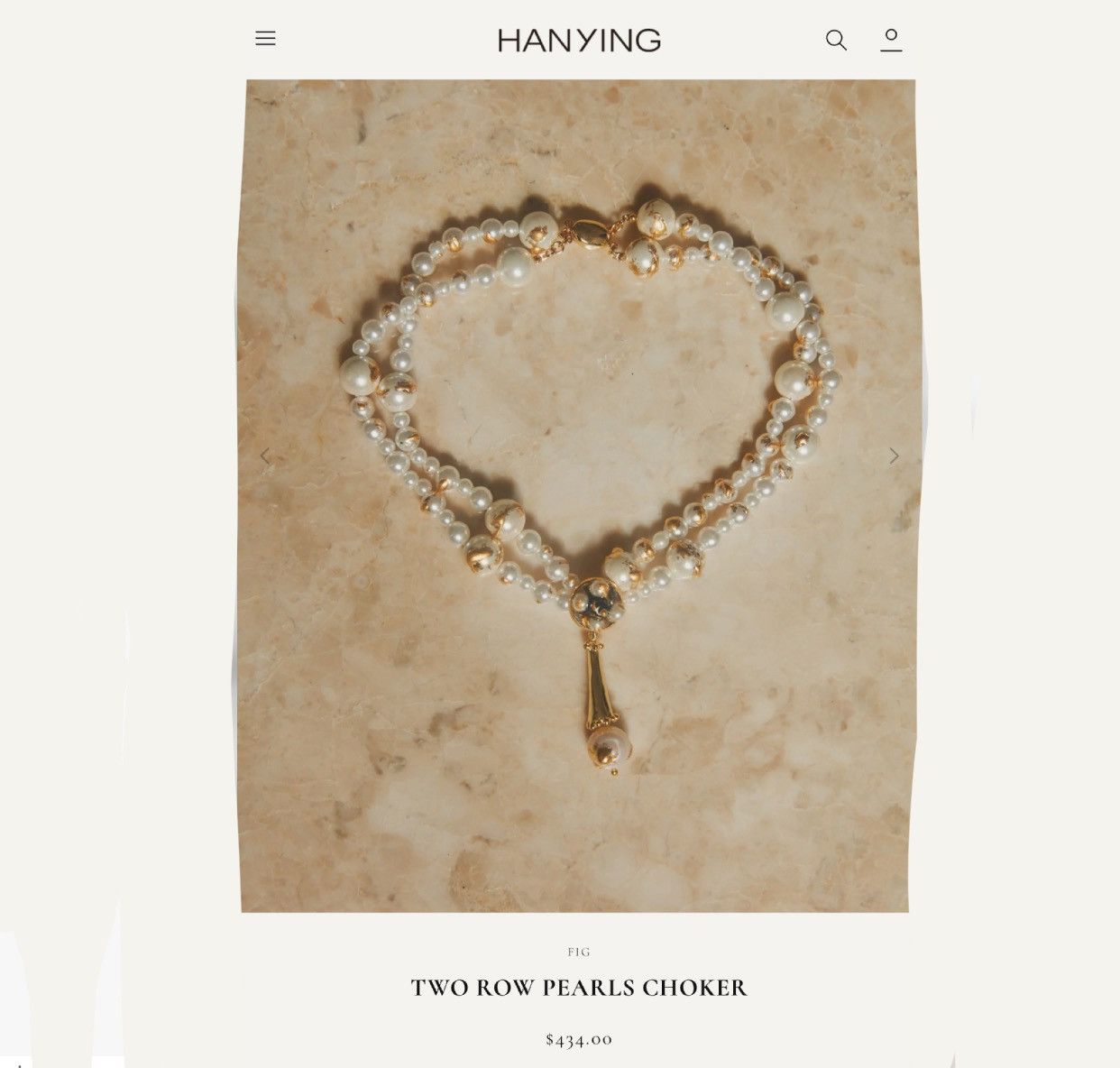 Other HANYING 18K Gold Plated Shell Pearl Choker Size ONE SIZE - 6 Thumbnail