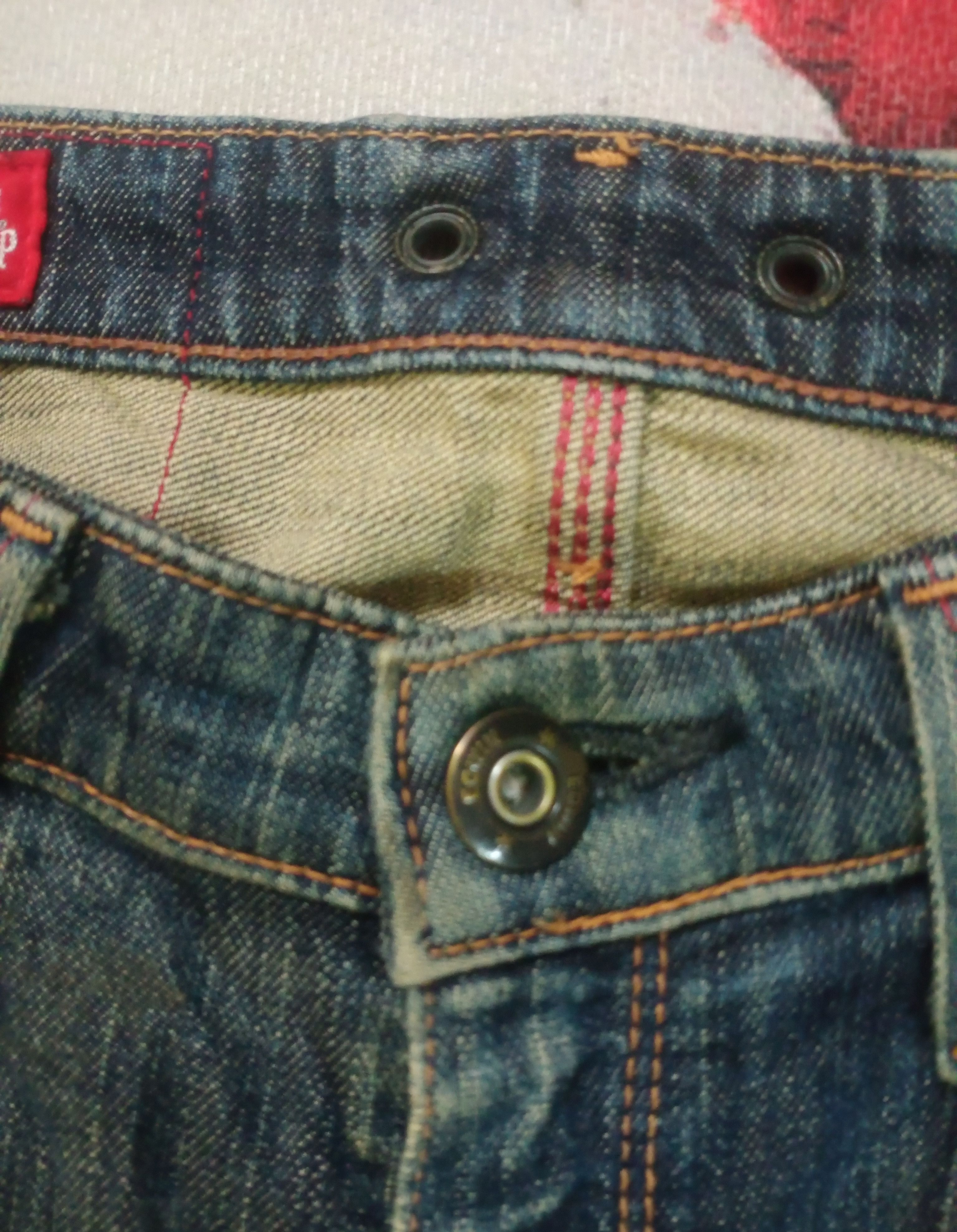 Edwin Rare Vintage Edwin Blue Trip Distressed Jeans Denim Size US 30 / EU 46 - 15 Thumbnail