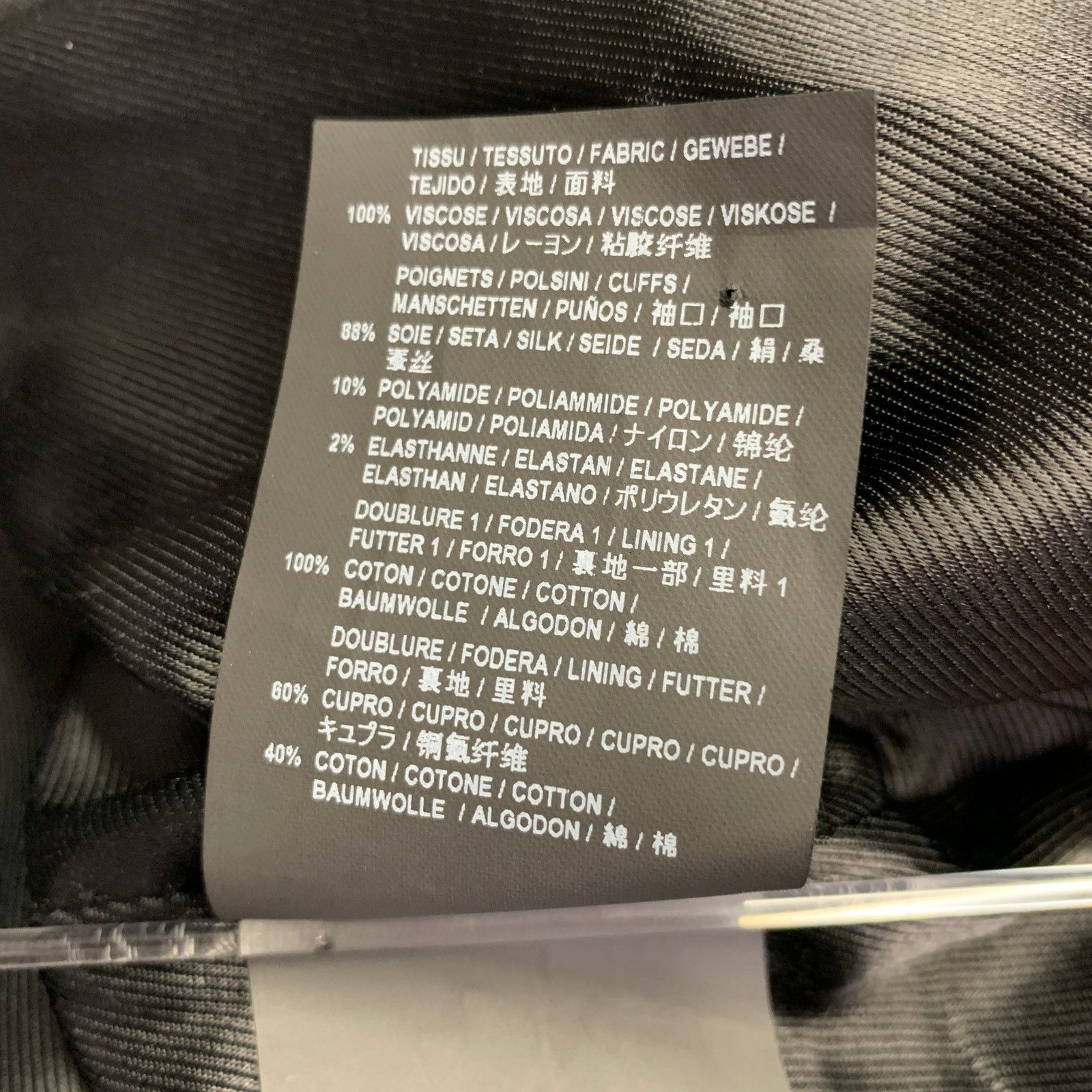 Saint Laurent Paris 40 Black Multi Color Floral Viscose Varsity Jacket Size US L / EU 52-54 / 3 - 7 Thumbnail