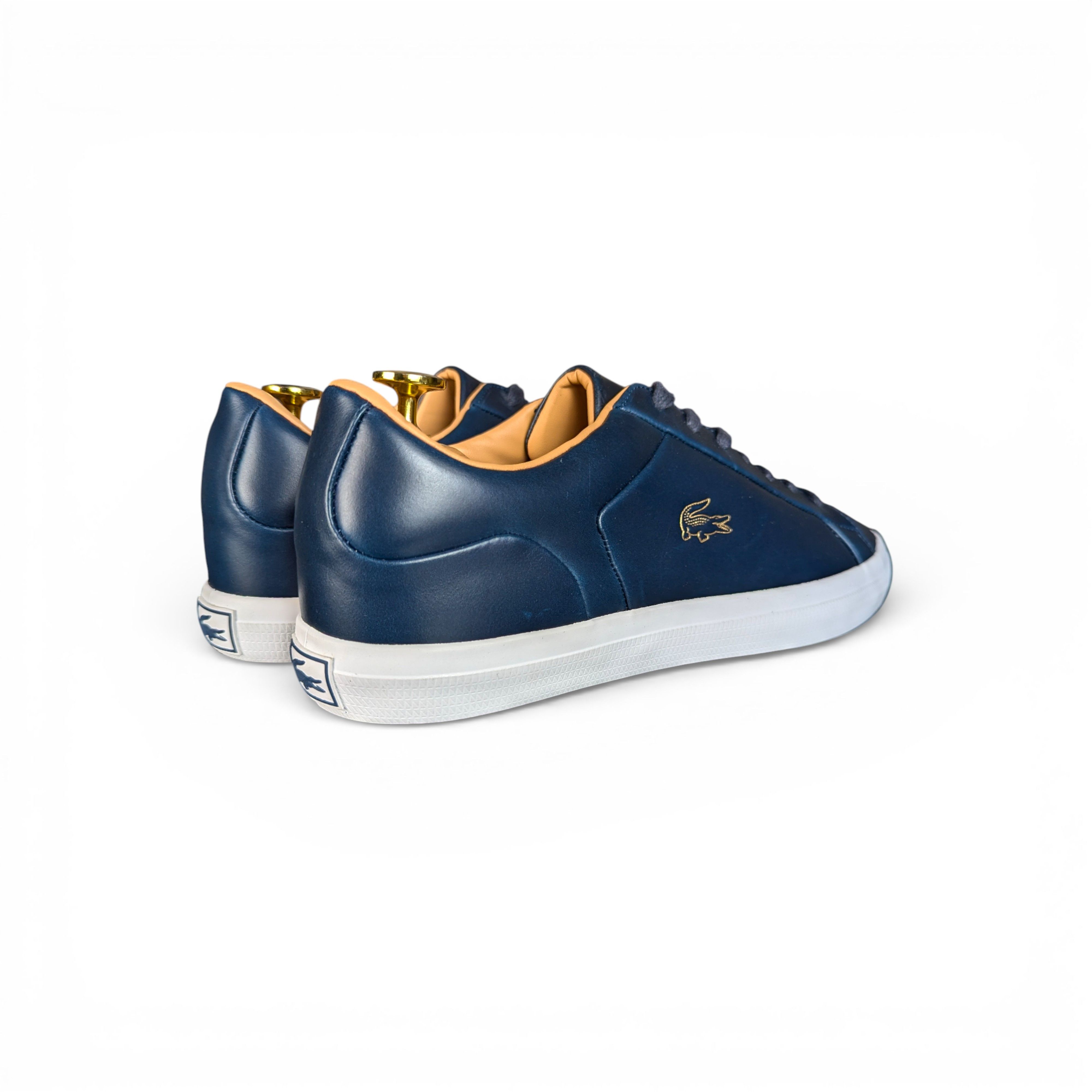 Lacoste LACOSTE blue leather sneakers Size US 9 / EU 42 - 4 Thumbnail