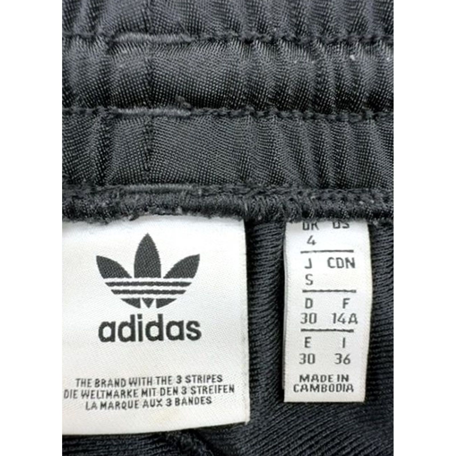 Adidas Adidas 3-Stripes Navy Track Pants S Polyester Striped Unisex Shirt Size US 29 - 4 Thumbnail