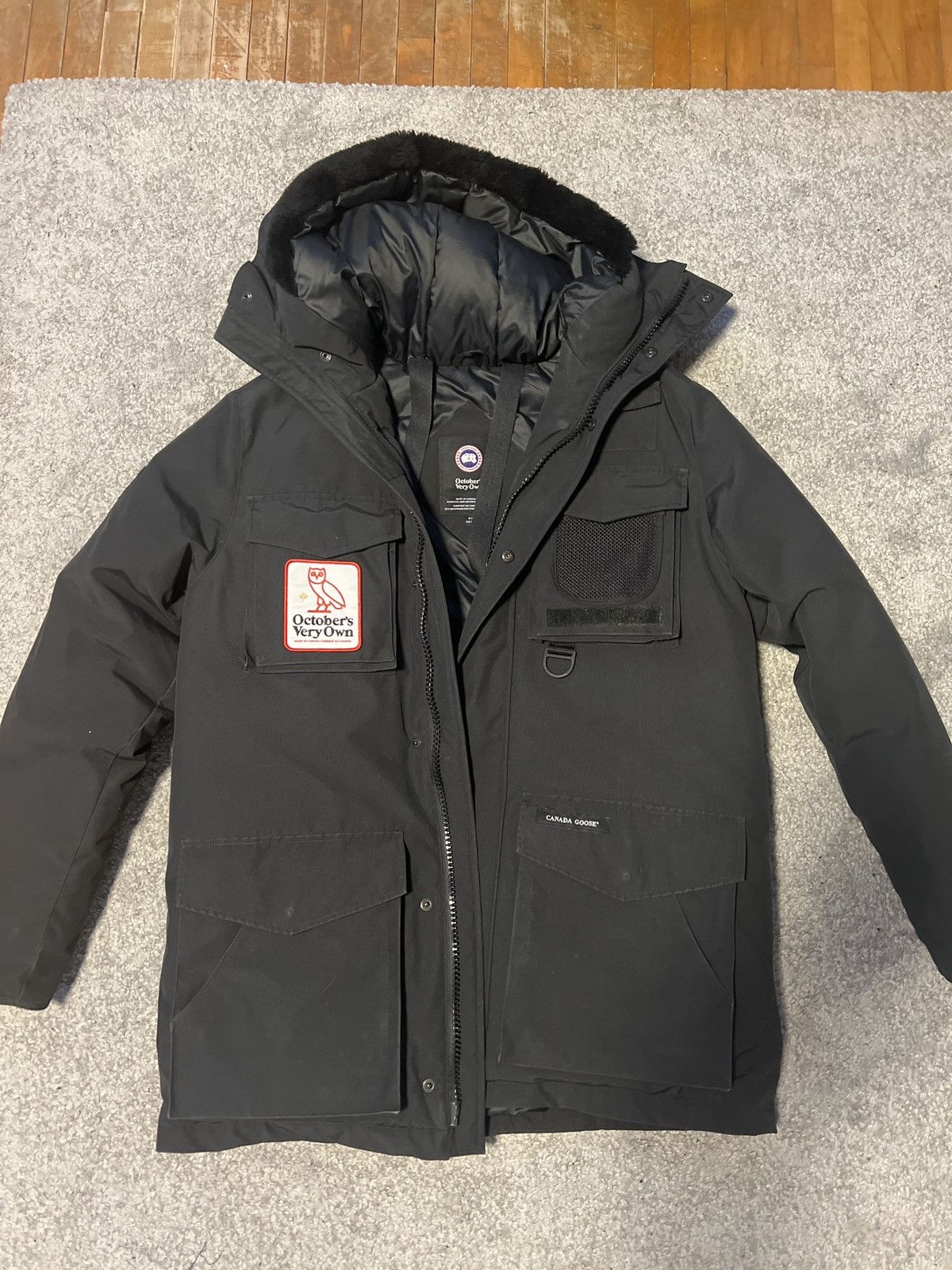 image of 2019 Ovo Canada Goose Collab (First Collab) in Black, Men's (Size Medium)