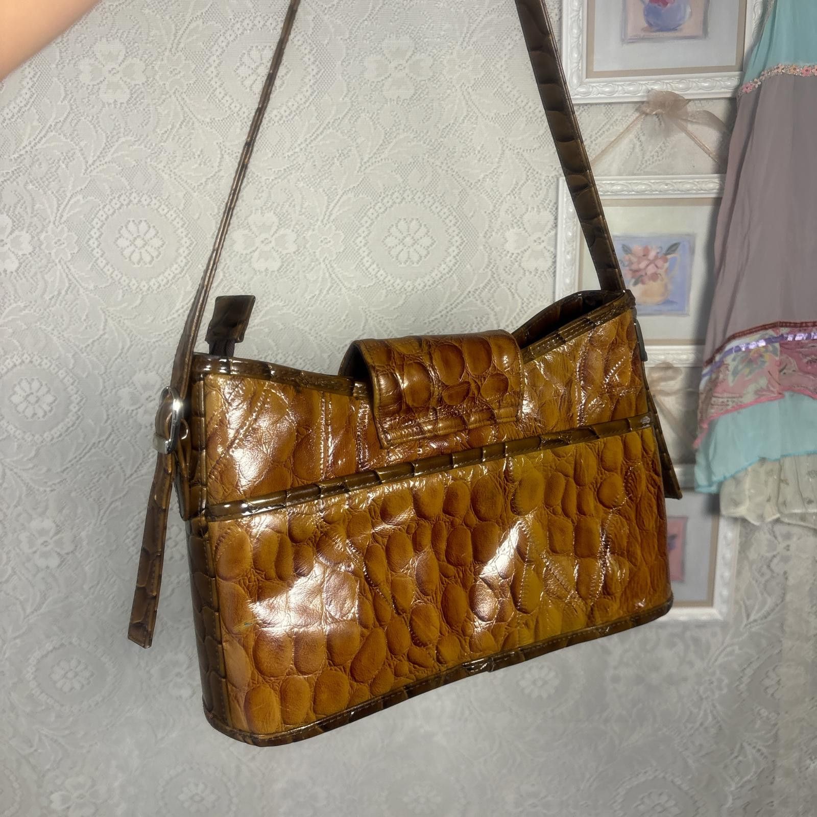 Other vintage leather brown western shoulder bag purse Size ONE SIZE - 3 Thumbnail