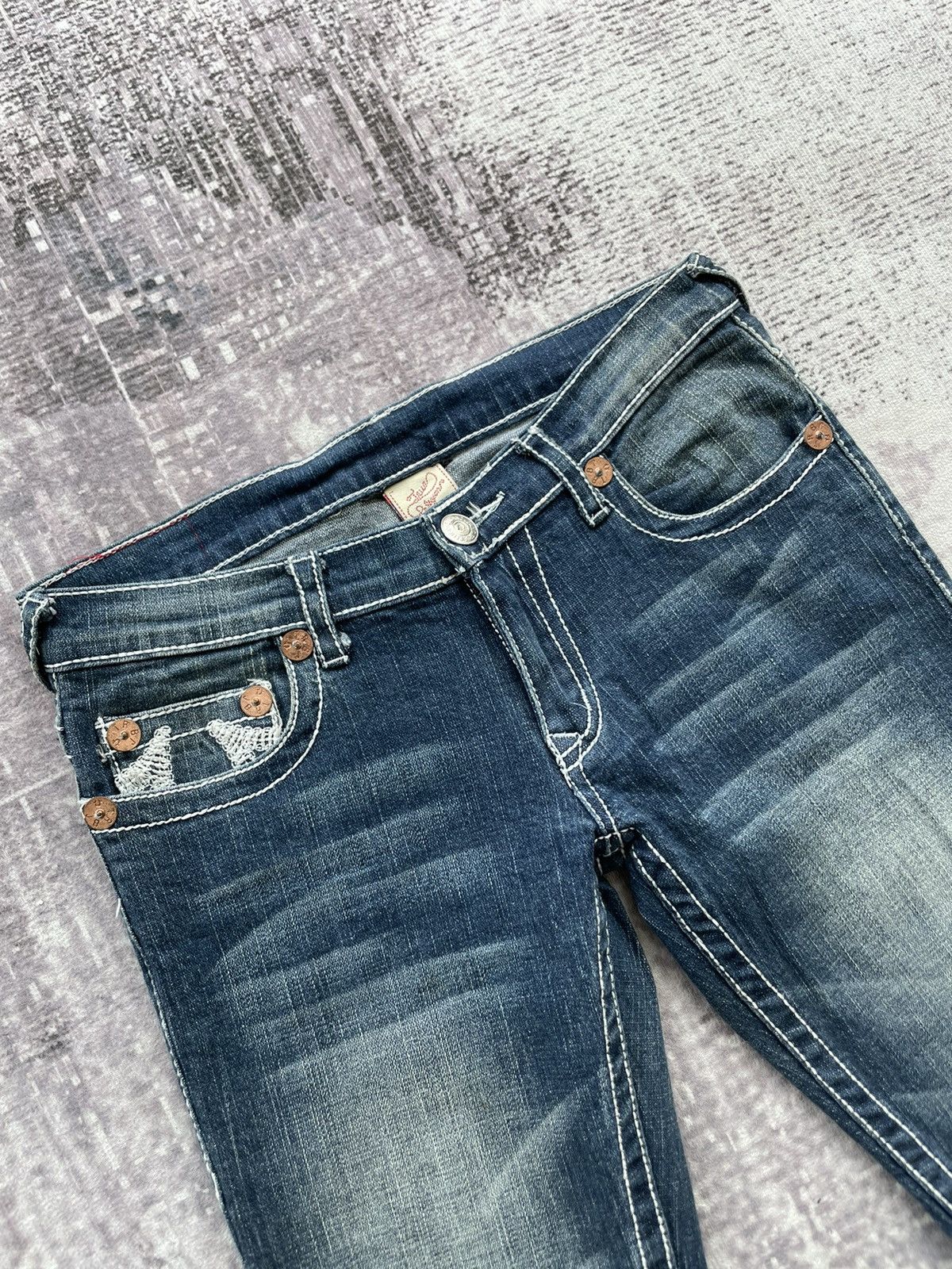 True Religion True Religion Straight Denim Pants Size US 29 - 3 Thumbnail