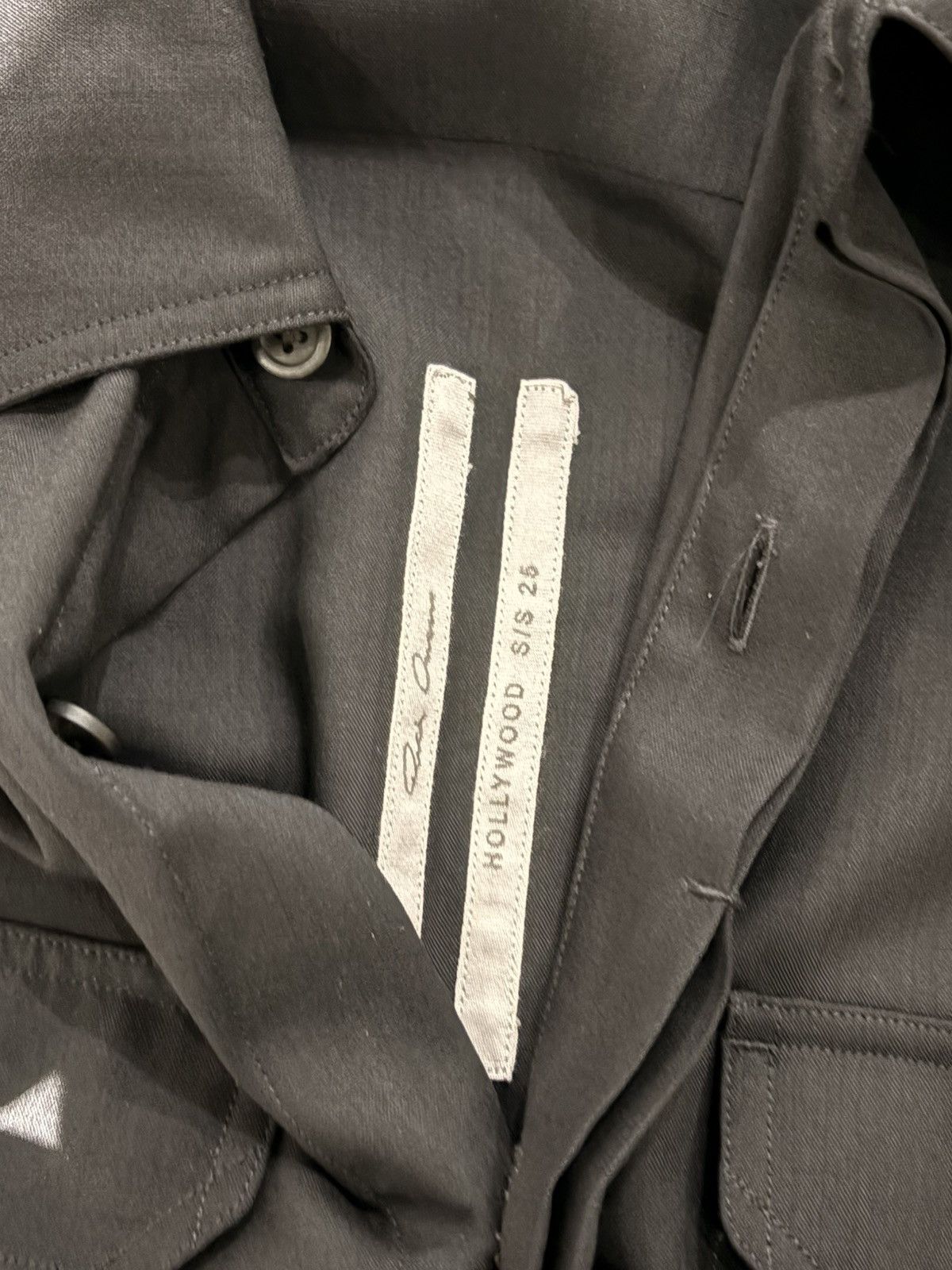 Rick Owens RICK OWENS WORK SHIRT Size US L / EU 52-54 / 3 - 6 Thumbnail