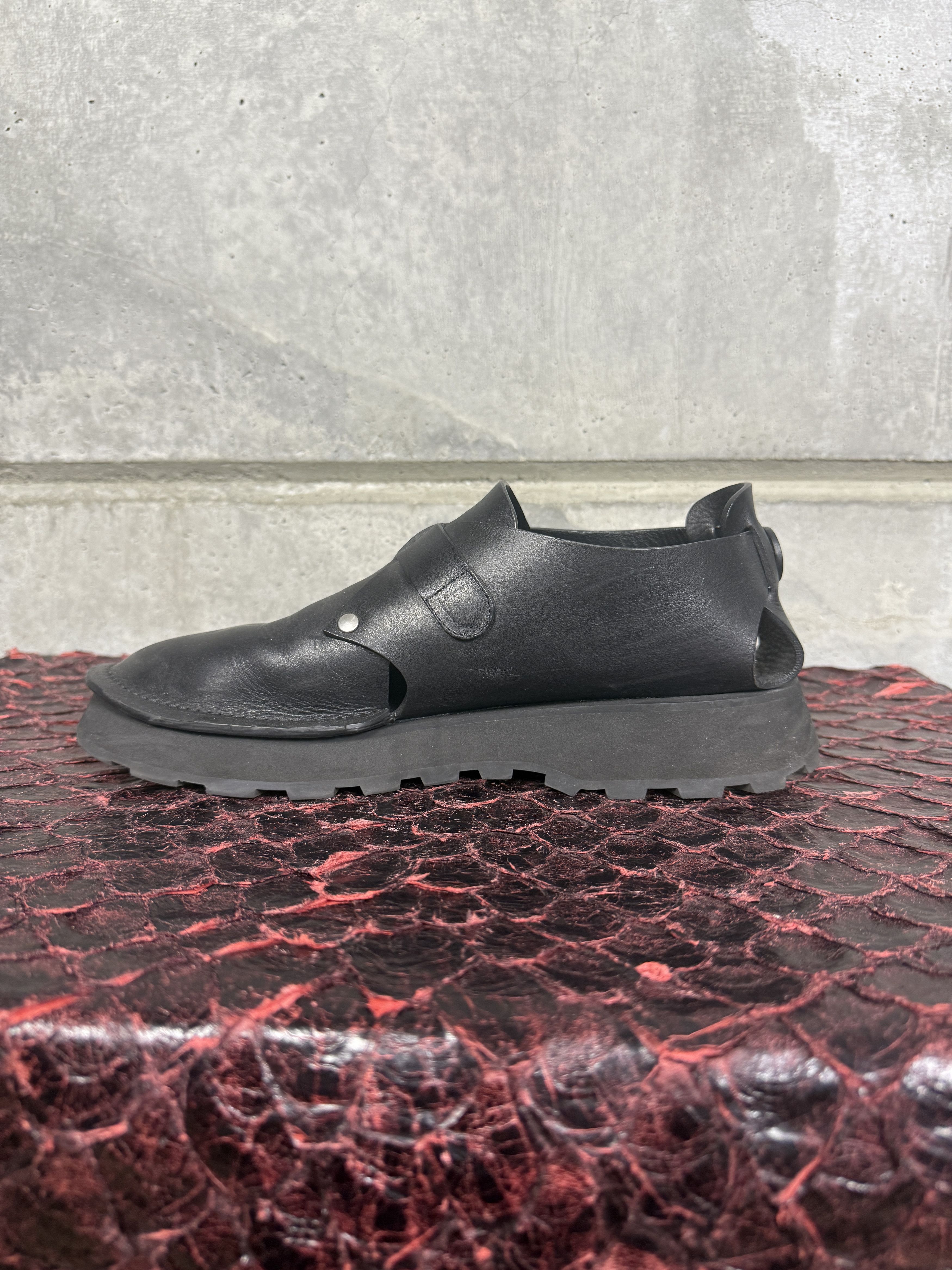 Jil Sander $790 Jil Sander Cut-Out Leather Buckle Shoes Size US 10.5 / EU 43-44 - 7 Thumbnail