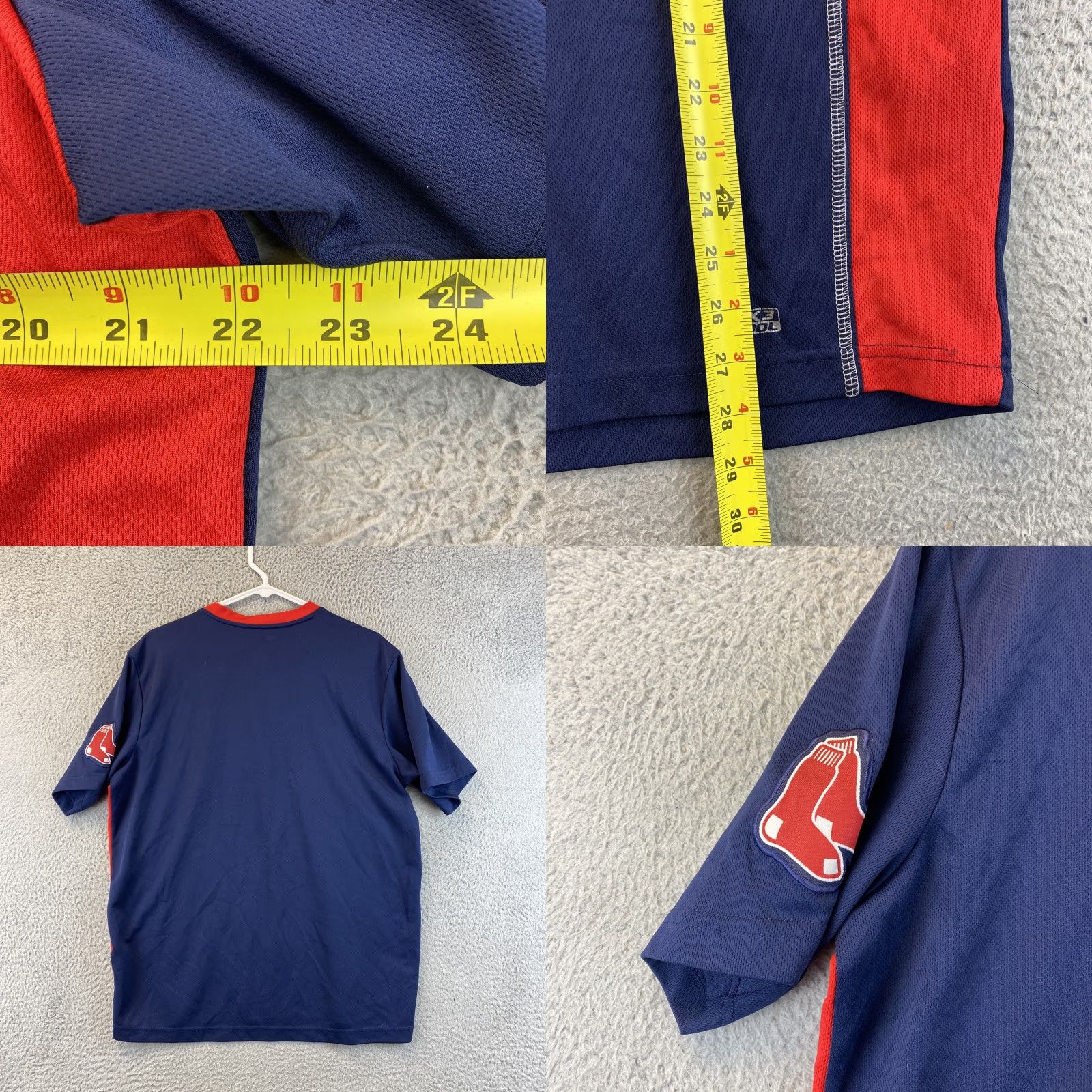 MLB VINTAGE Boston Red Sox Shirt Nike Dri-Fit MLB Regular Tee Men XL Navy Blue MLB Baseball Tee /48-49 Size US XL / EU 56 / 4 - 8 Thumbnail