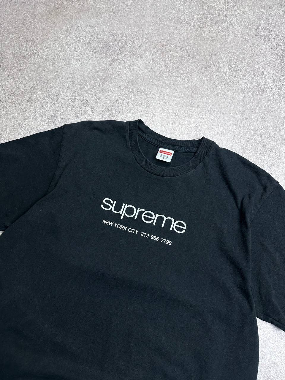 Vintage Vintage Supreme NYC Bleached Boxy T-shirt L Size US L / EU 52-54 / 3 - 2 Thumbnail