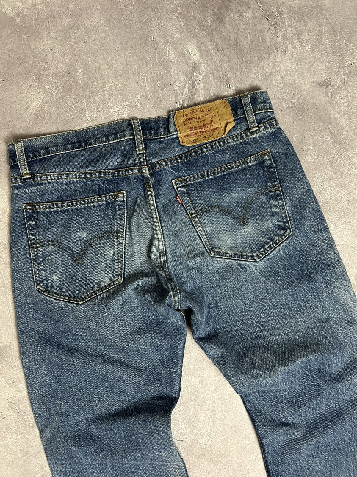 Levi's × Vintage y2k Levis 501xx Red Tab Jeans Vintage sz 34x32 90s RARE Size US 34 / EU 50 - 14 Thumbnail