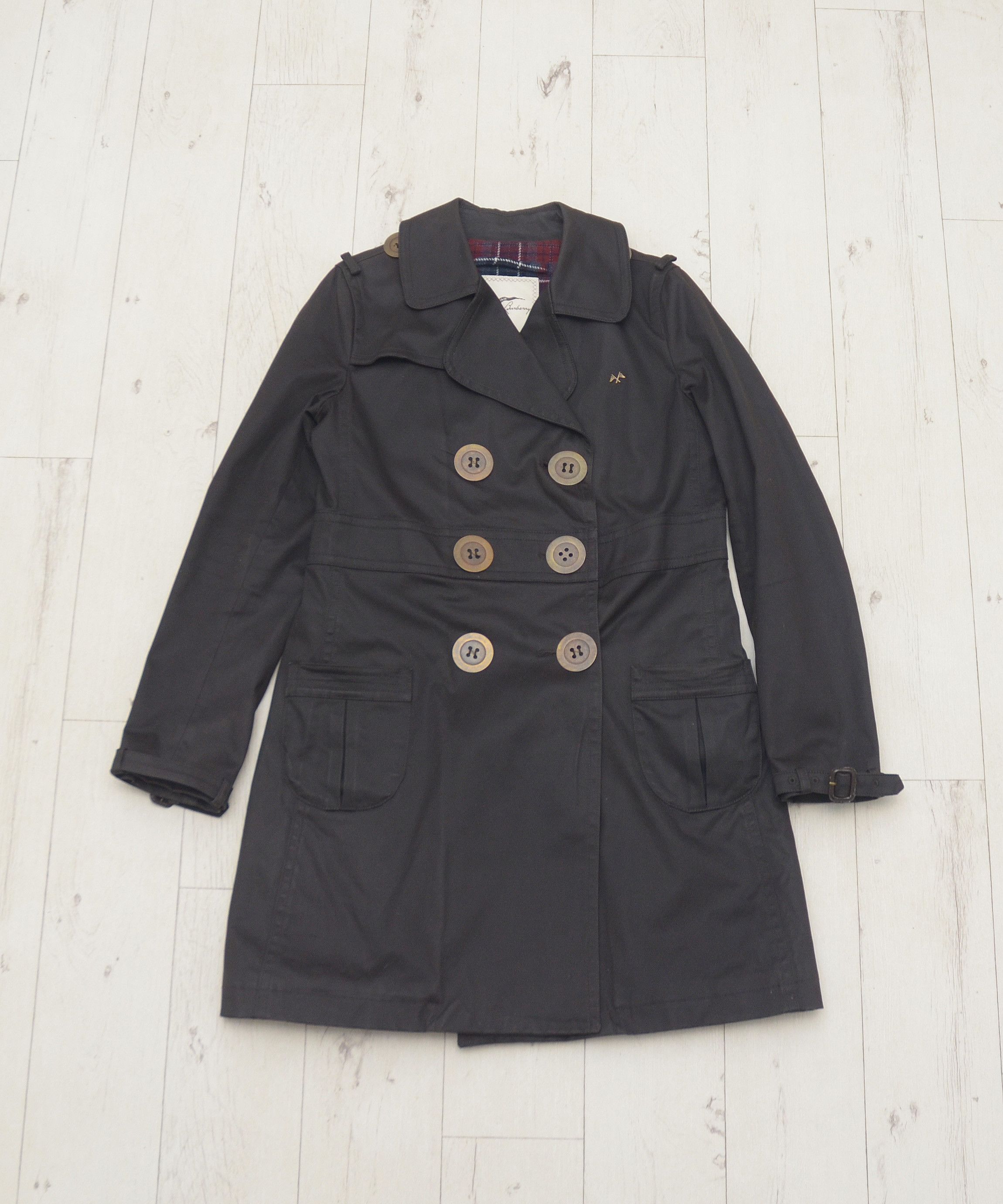 Burberry Luxury Brown Thomas Burberry Women Trench Coat Jacket Size L / US 10 / IT 46 - 1 Thumbnail