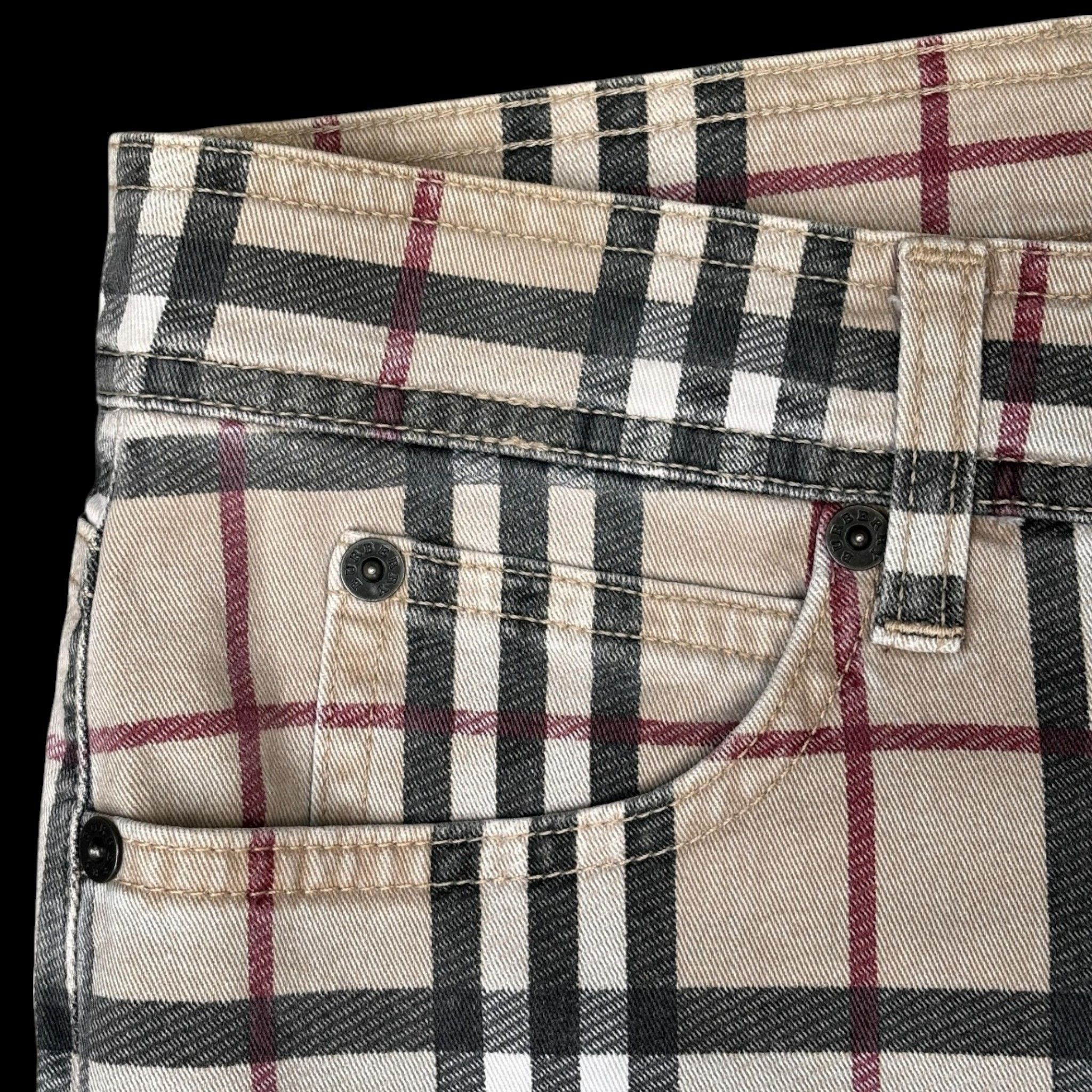Burberry × Designer × Vintage Vintage Burberry London Nova Check Trouser Pants Size 28" / US 6 / IT 42 - 5 Thumbnail