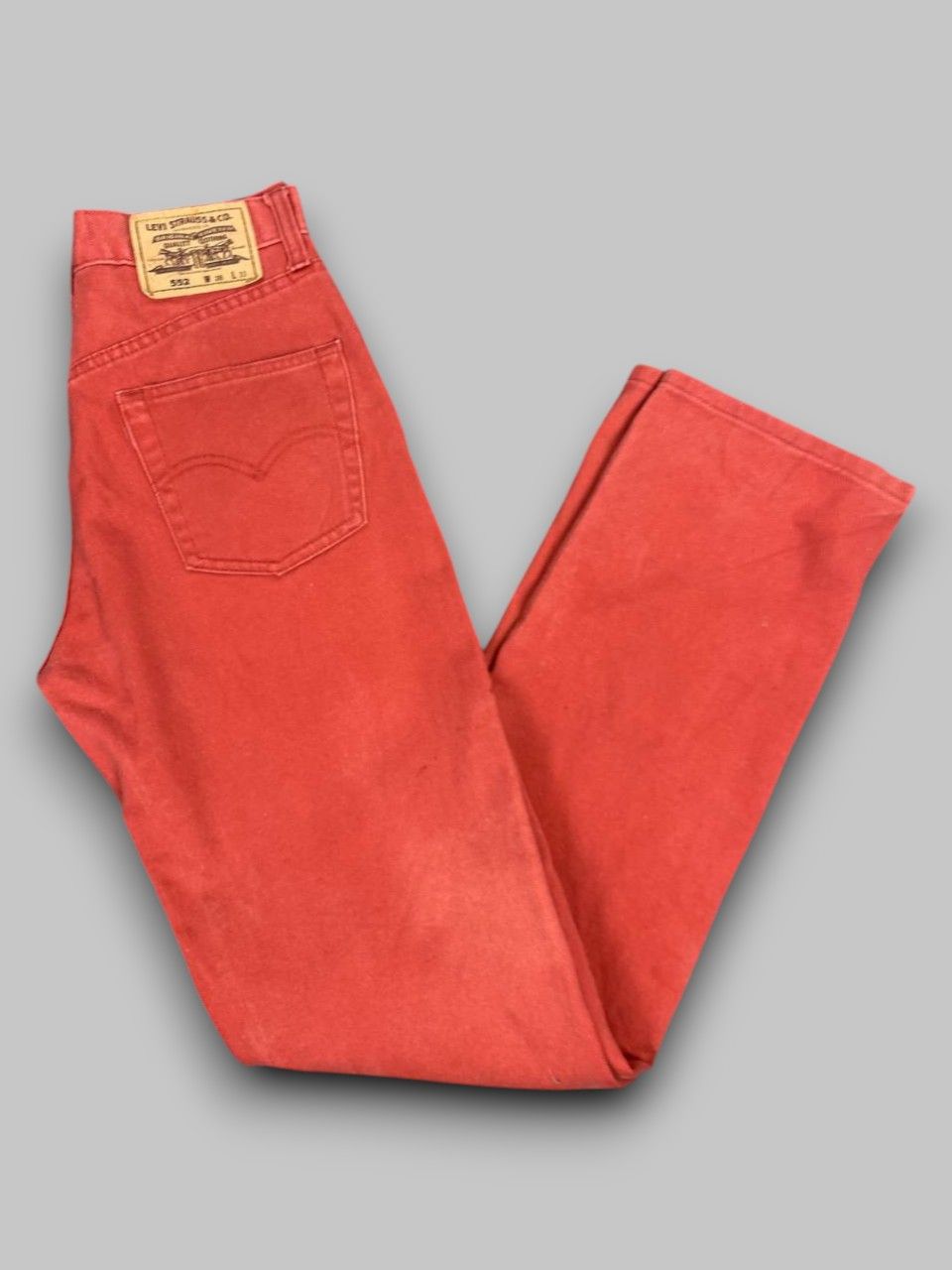 Levi's levis 552 red brick denim nice design Size US 28 / EU 44 - 1 Thumbnail