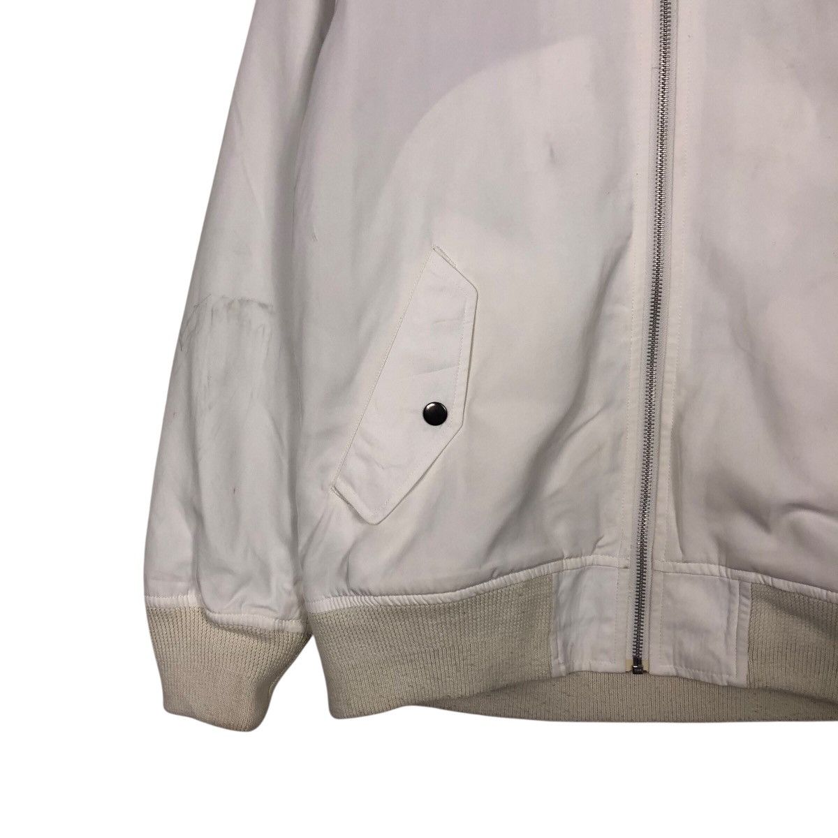 Japanese Brand 📌Rich White Vtg Bomber Jacket Urban Research Issey Miyake Size US M / EU 48-50 / 2 - 5 Thumbnail
