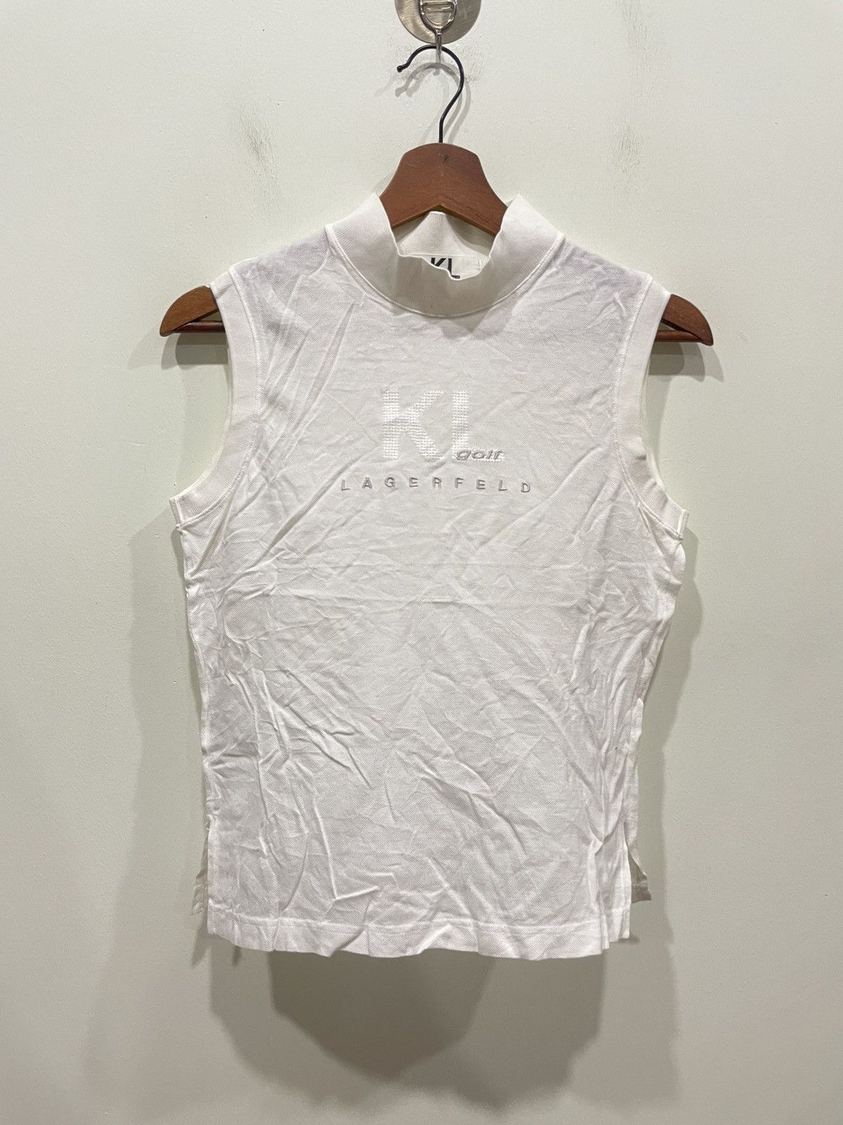 Designer × Karl Lagerfeld × Vintage Karl Lagerfeld Nonsleeves Top Size ONE SIZE - 1 Thumbnail