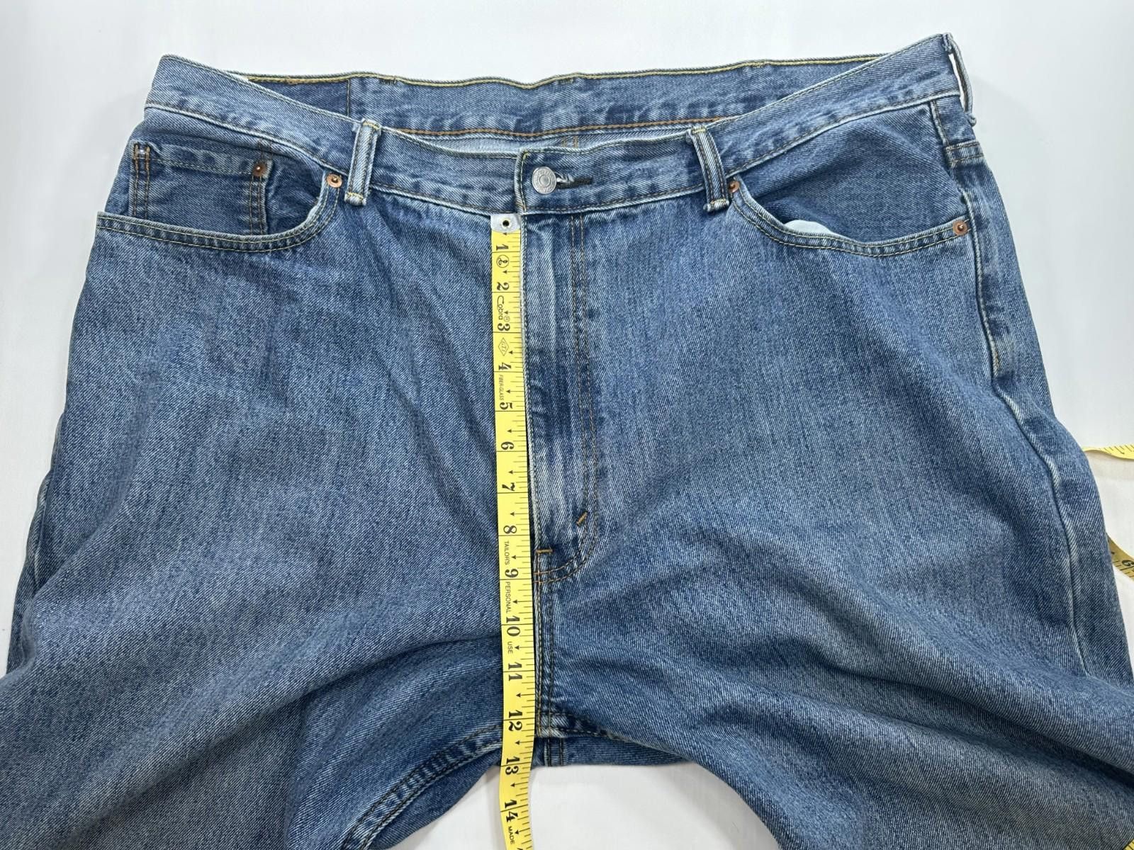 Levi's Levis 550 Straight Cotton Denim Jeans Blue Mens 42/30 Size US 42 / EU 58 - 4 Thumbnail