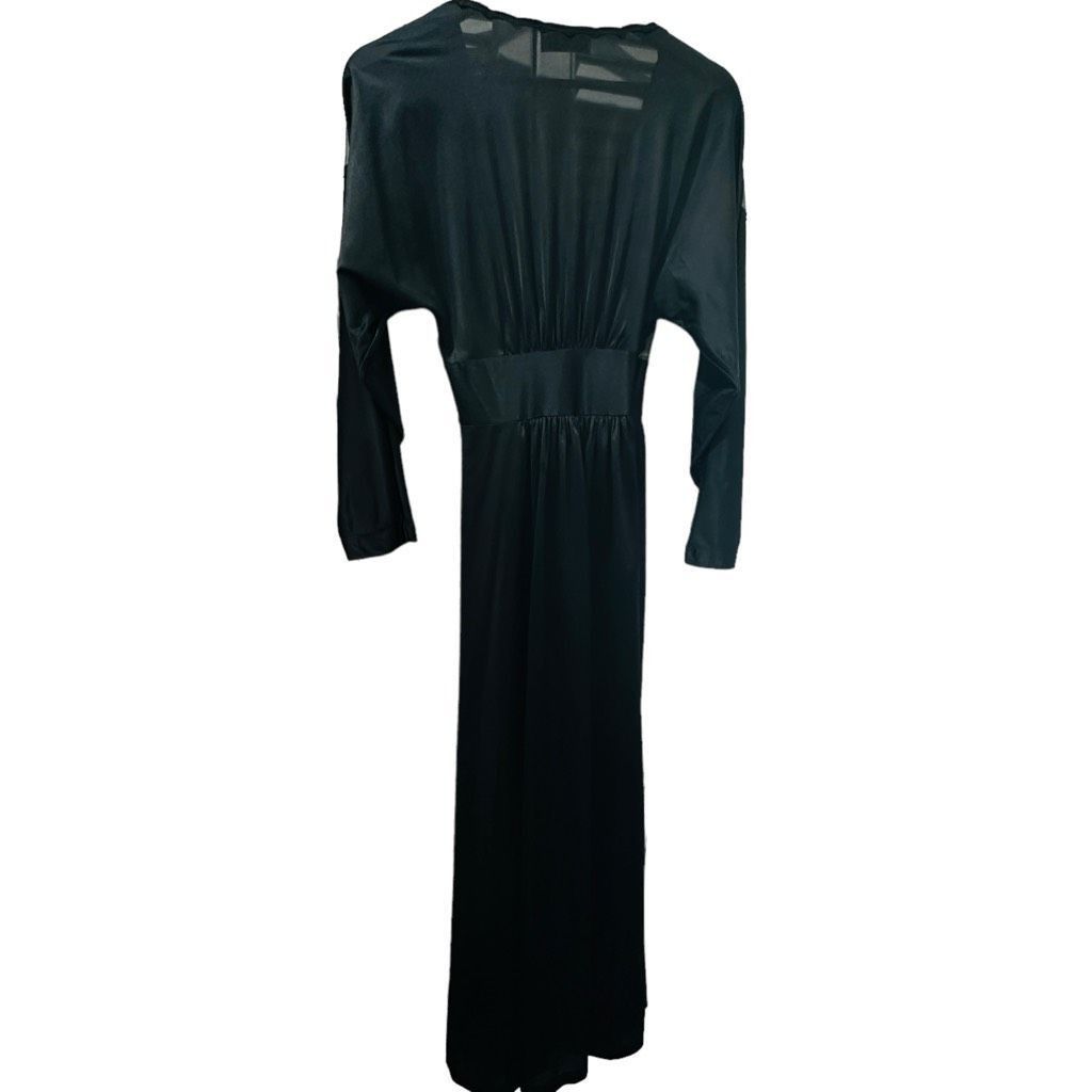 Vintage LILY OF FRANCE Rosa Puleo-Szüle Vintage Black Lace Wrap Nigh Size S / US 4 / IT 40 - 8 Thumbnail