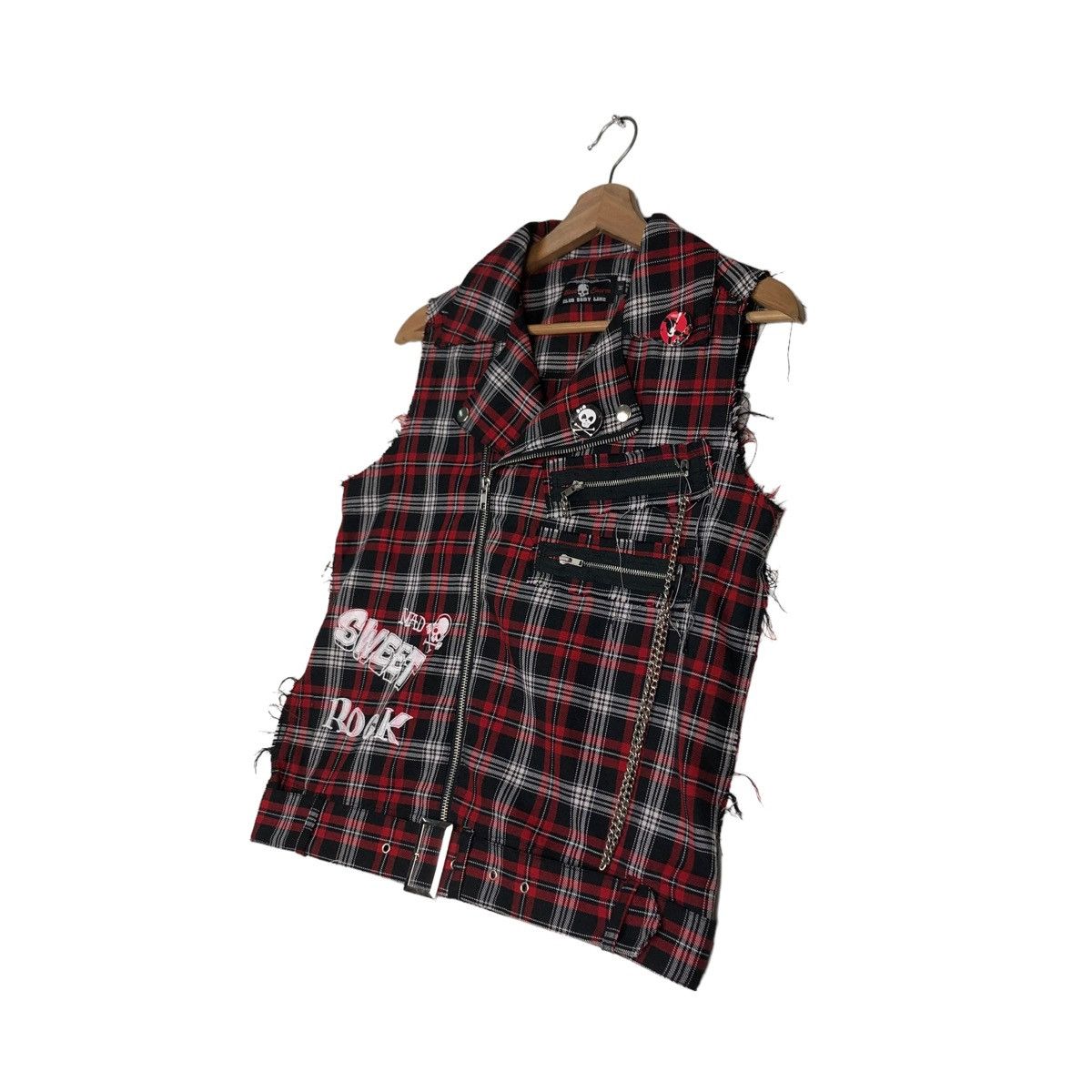 Hysteric Glamour DOUBLE BREAST PUNK BONDAGE BIKER BLOOD STORM SKELETON RARE Size US M / EU 48-50 / 2 - 5 Thumbnail