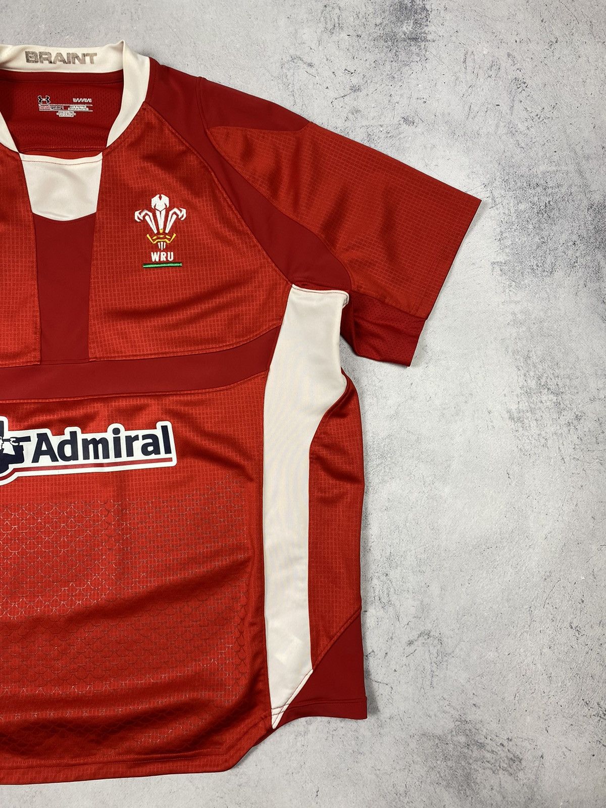 Under Armour Under Armour Wales Rugby Union Jersey Shirt WRU Admiral Red Size US L / EU 52-54 / 3 - 4 Thumbnail