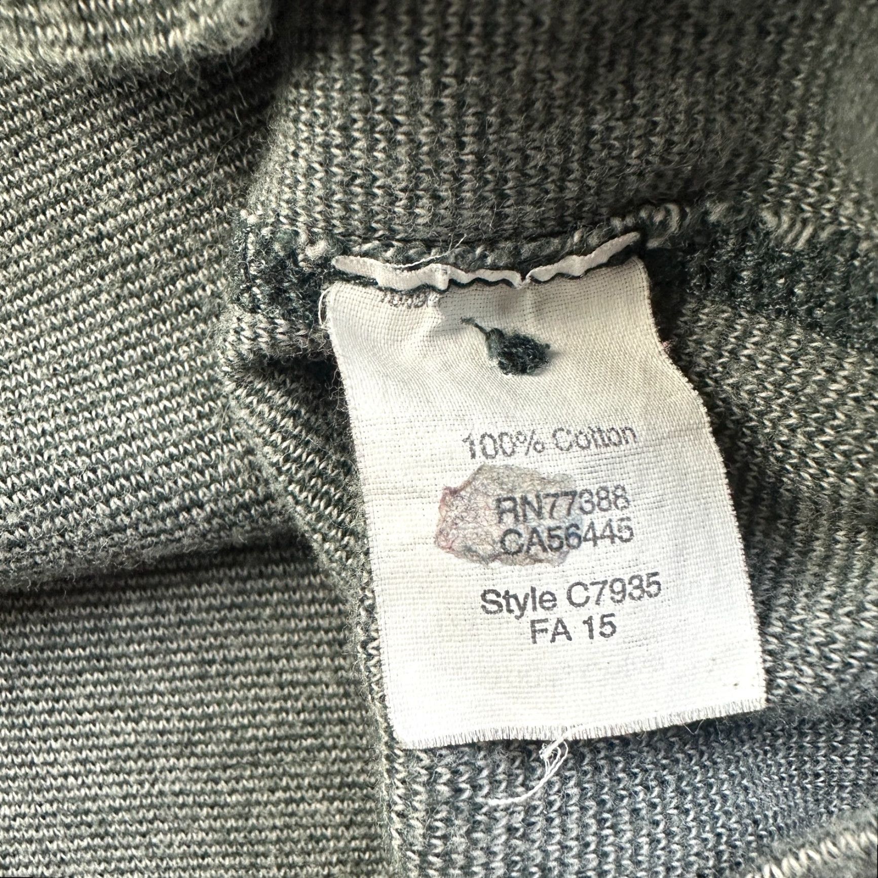 J.Crew J. Crew Shirt Mens XL Gray Henley Knit Button Long Sleeve T-Shirt Regular Cotton Knit Casual Vintage No Size US XL / EU 56 / 4 - 5 Thumbnail