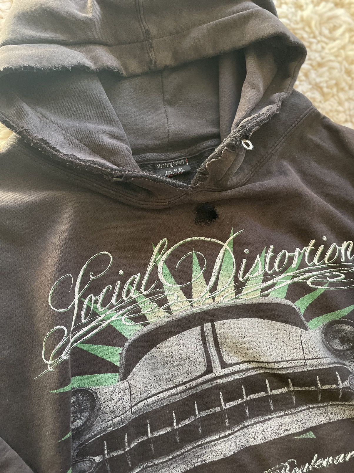 Vintage vintage social distortion hoodie Size US L / EU 52-54 / 3 - 4 Thumbnail