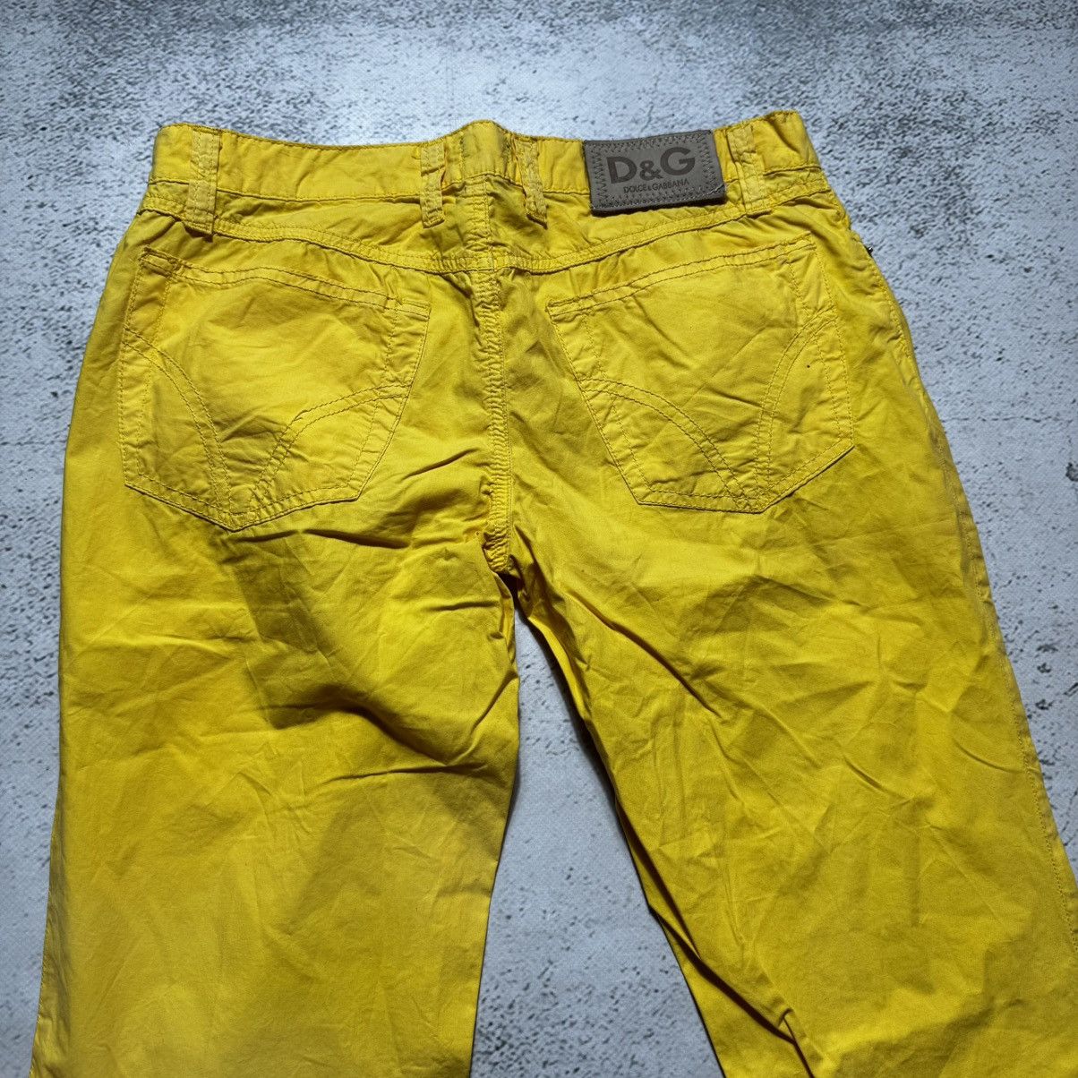 Dolce & Gabbana rare flared dolce gabbana pants yellow label boot cut pants Size 28" / US 6 / IT 42 - 10 Thumbnail