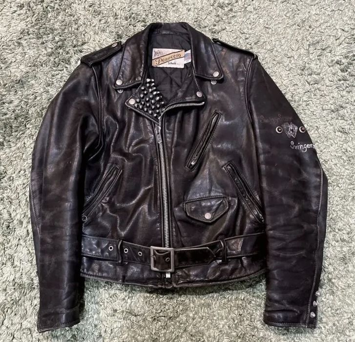 Vintage Schott Perfecto 618 Double Rider Leather jacket 36 | Grailed