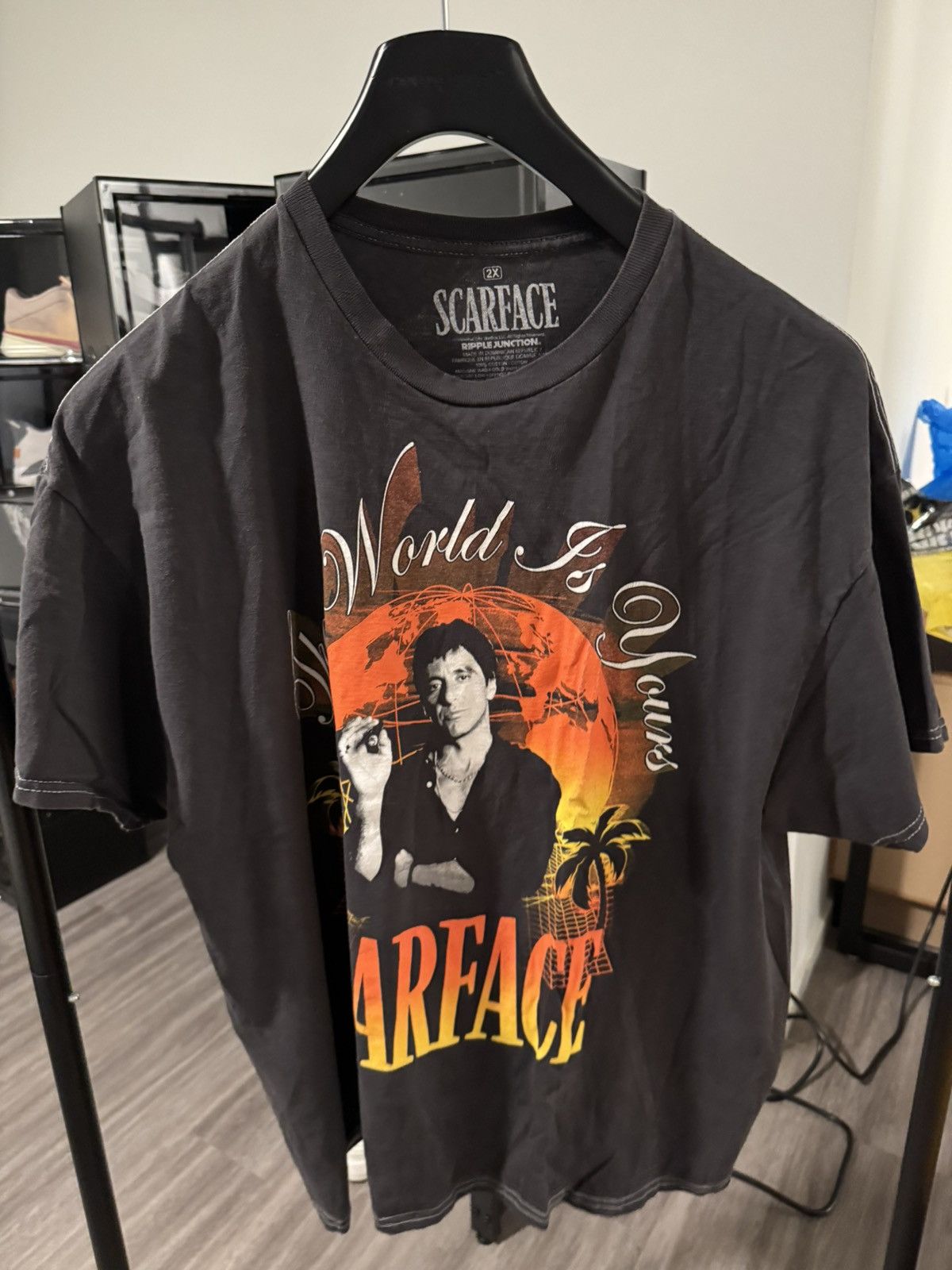 Pacsun Scarface Tee Size US XXL / EU 58 / 5 - 1 Thumbnail