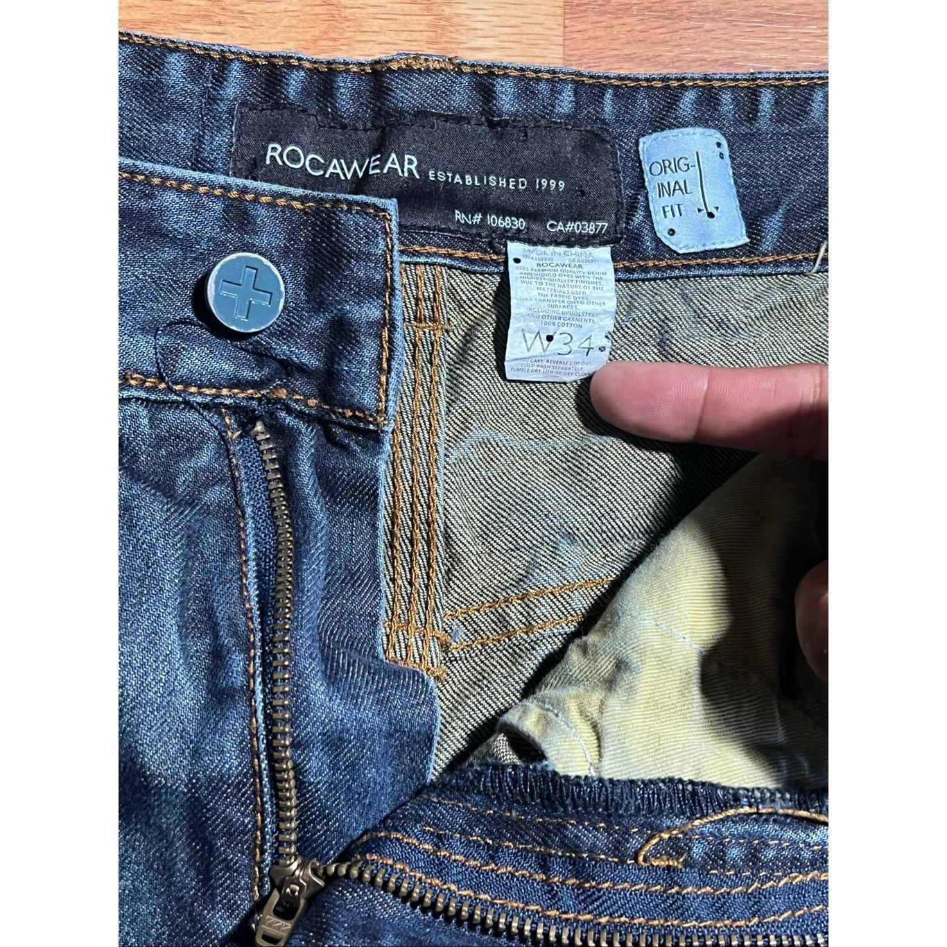 Rocawear Vintage Y2K Rocawear Bootcut Jeans Size US 34 / EU 50 - 5 Thumbnail