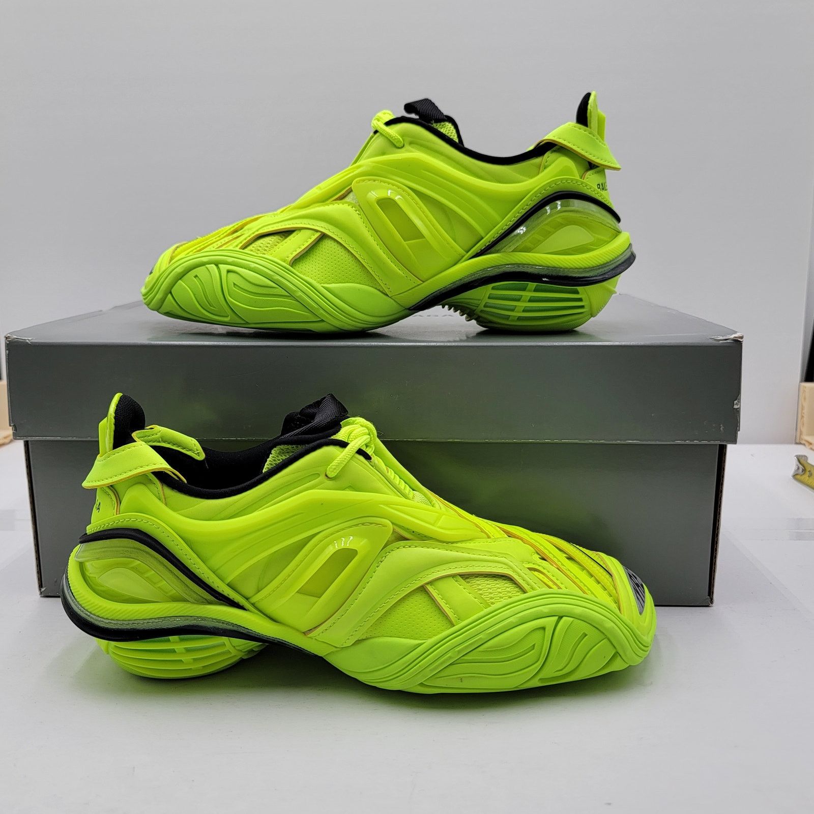 Balenciaga Balenciaga Women's Tyrex Fluo Yellow Sneakers - Size 7 Size US 7 / IT 37 - 1 Thumbnail