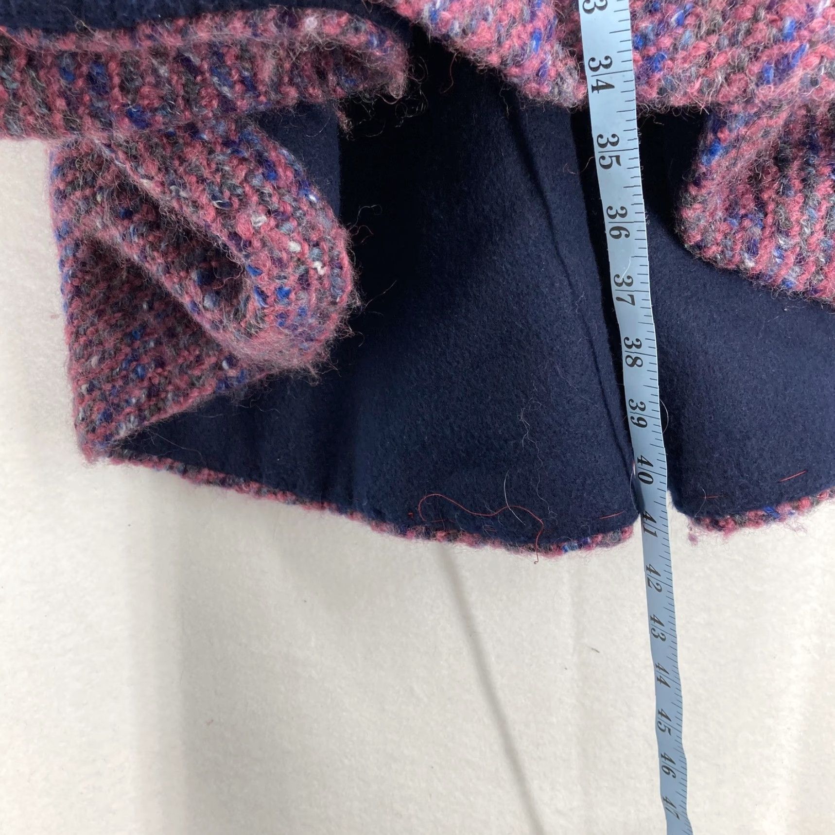 Vintage VINTAGE Tapestries Ireland Poncho Womens One Size Purple Made in Ireland 90s Size ONE SIZE - 5 Thumbnail
