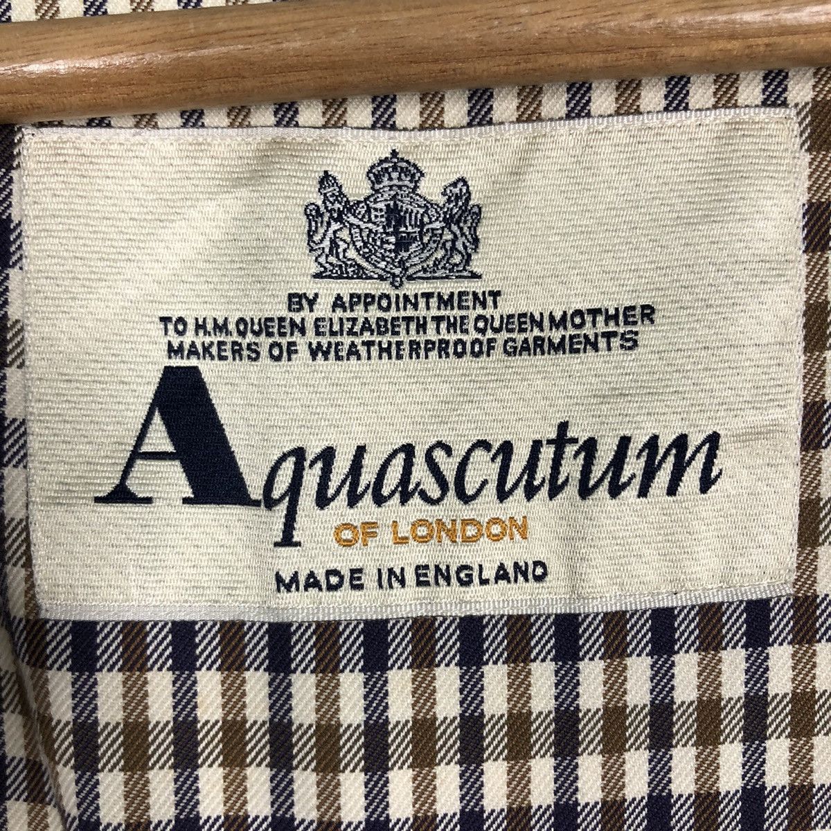 Aquascutum 🔥Long Jacket Aquascutum Made in England Nova Check Design Size US M / EU 48-50 / 2 - 19 Thumbnail