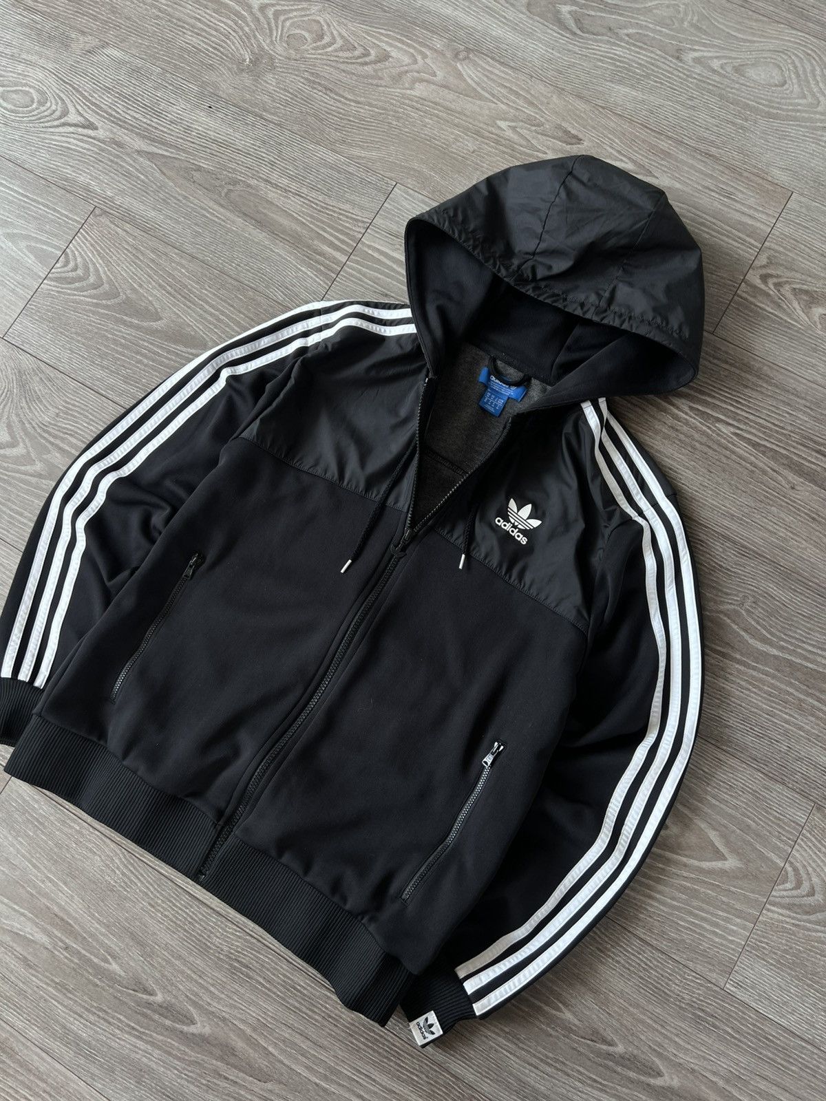 Adidas Archival Adidas Three Stripes Avant Garde Nylon Jacket Size US M / EU 48-50 / 2 - 6 Thumbnail
