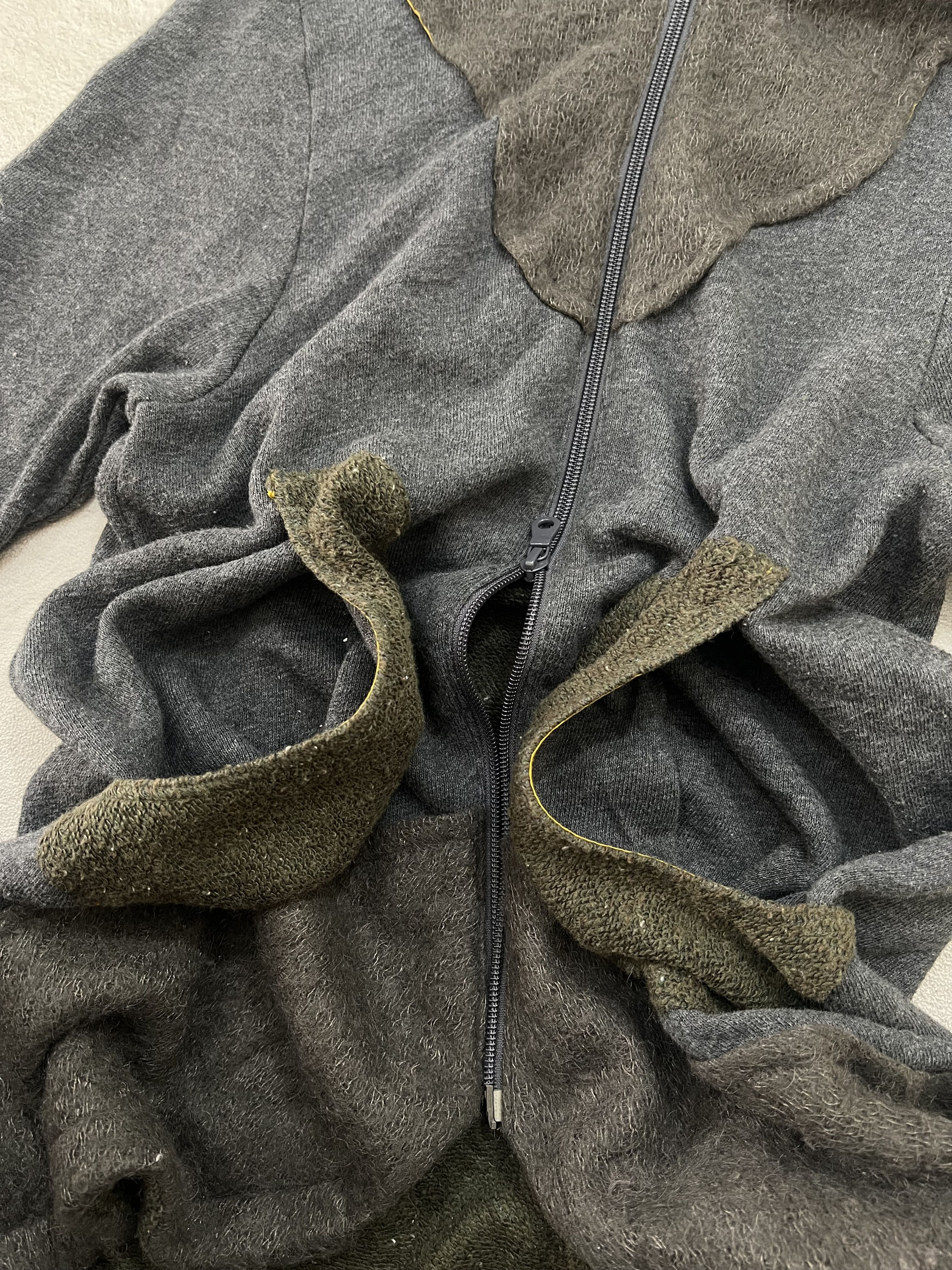 mercibeaucoup 2000s Mercibeaucoup Issey Mohair Knitwear Zip y2k Lgb Ifsix Size US M / EU 48-50 / 2 - 6 Thumbnail