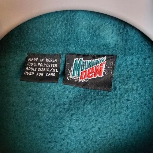 Mountain Dew Mountain Dew Men's Size Large Green Zip Up Size US L / EU 52-54 / 3 - 3 Thumbnail