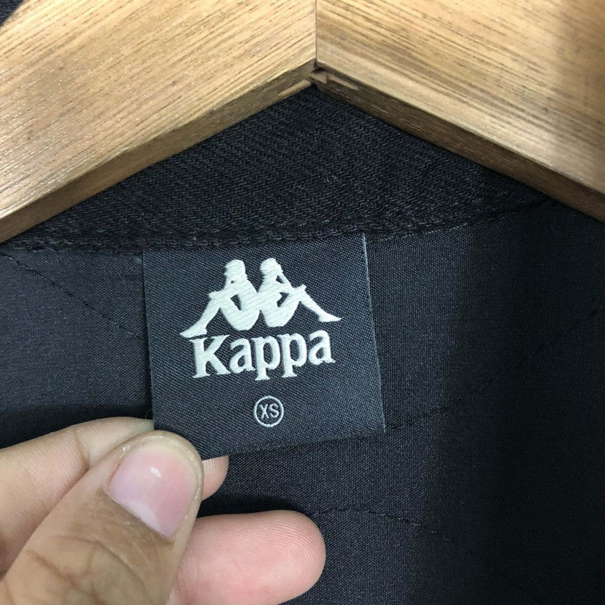 Japanese Brand 🔥RICH BLACK WOOL JACKET SNAP BUTTON KAPPA Size US XS / EU 42 / 0 - 22 Thumbnail