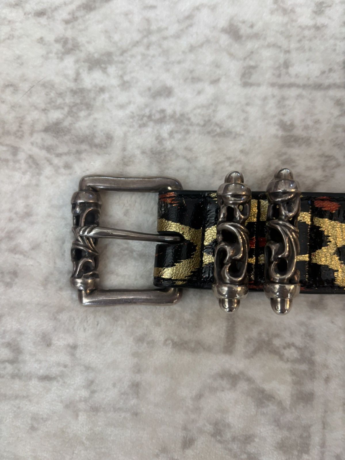 Chrome Hearts Chrome Hearts Cheetah Roller belt Size 34 - 4 Thumbnail