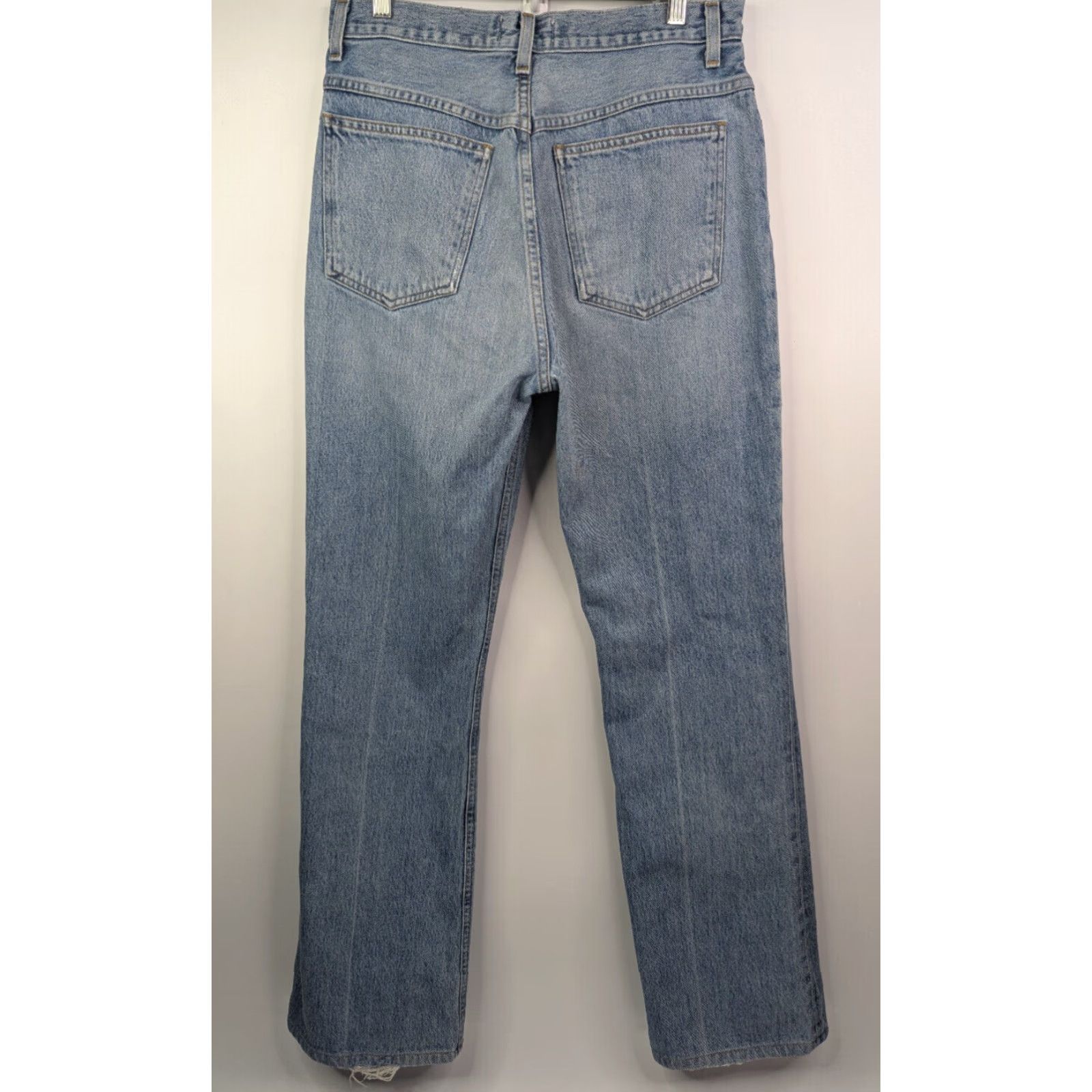 Agolde AGOLDE Jeans Womens 29 Blue Vintage Flare High Rise Organic Cotton Denim Size 29" - 5 Thumbnail