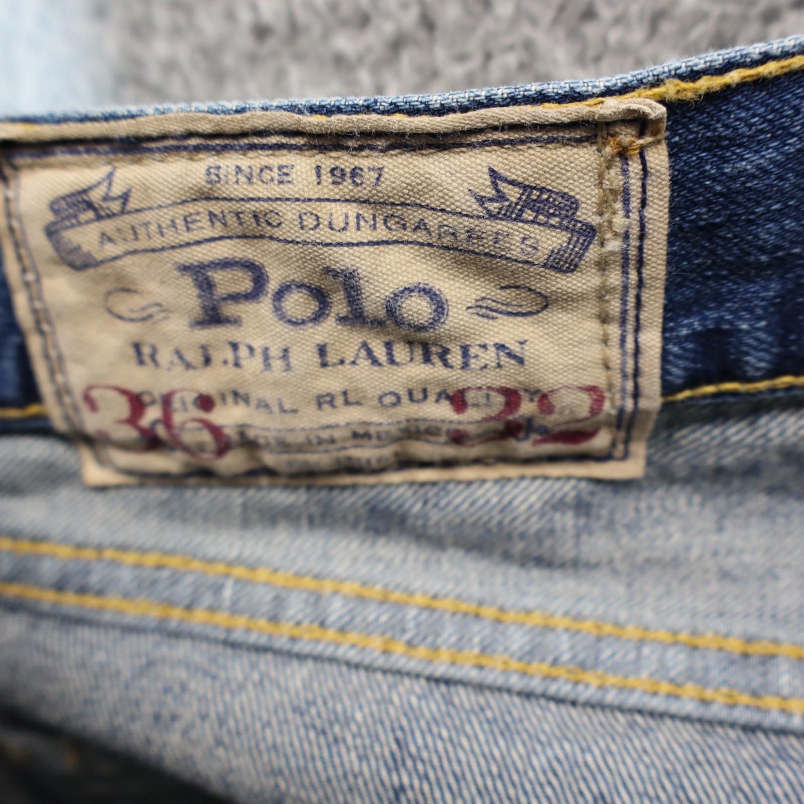 Polo Ralph Lauren Polo Ralph Lauren Jeans Men 38x30 Relaxed Baggy Fit Straight Size US 38 / EU 54 - 9 Thumbnail
