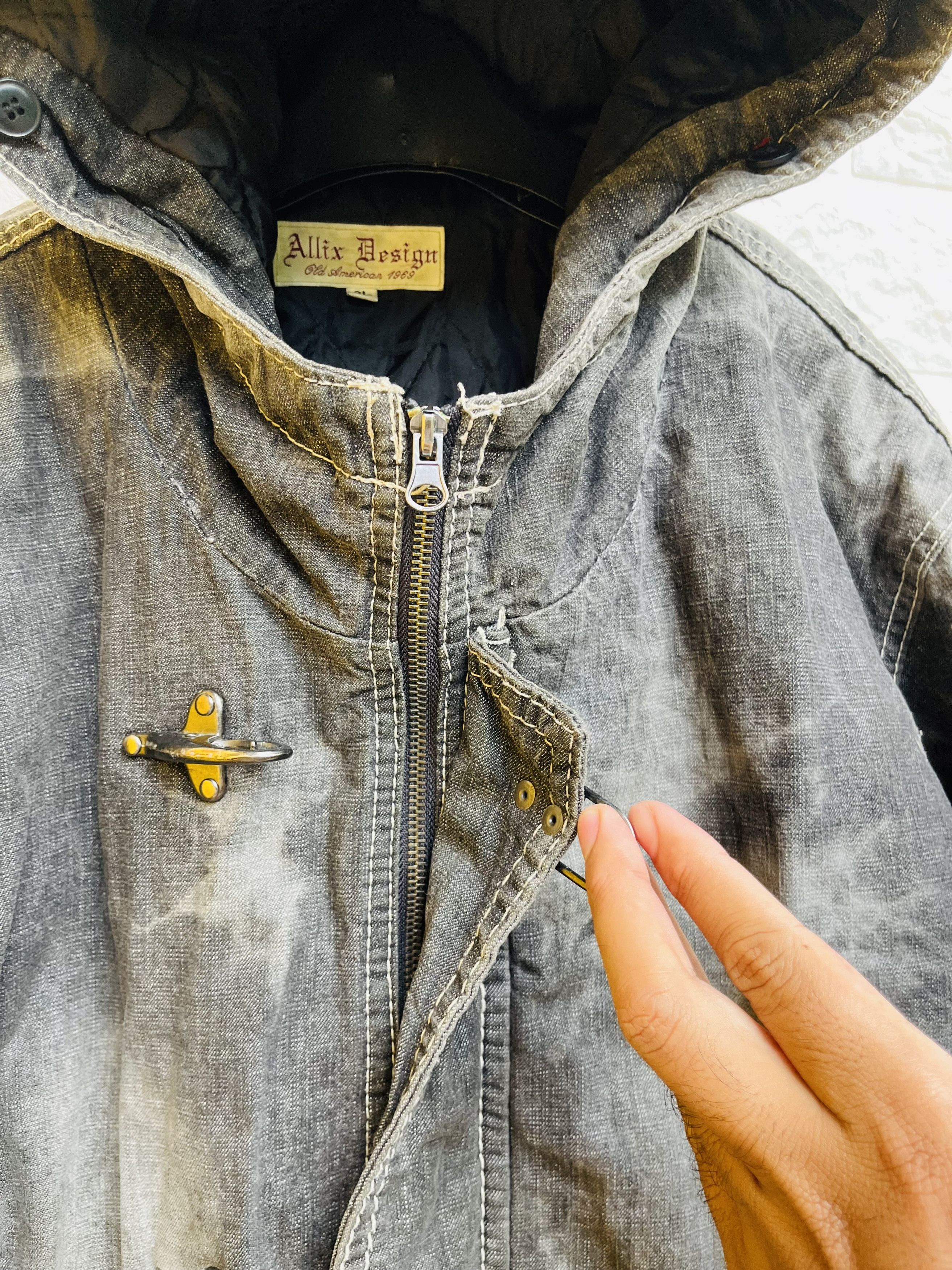 Japanese Brand × Vintage Vintage Allix Design Hook Metal Zipper Hip Hop Fashion Style Size US L / EU 52-54 / 3 - 8 Thumbnail