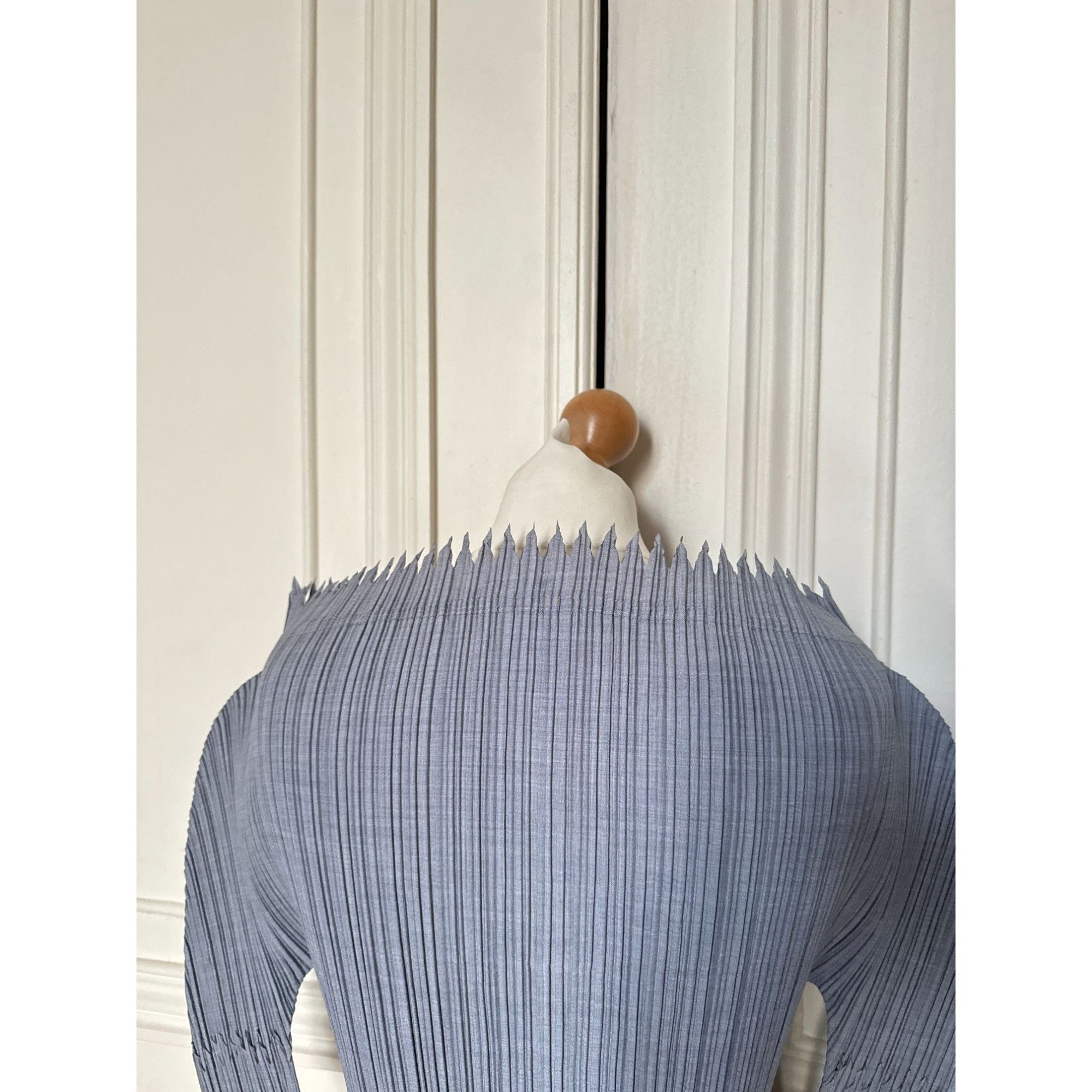 Issey Miyake SS1990 “Icy” Plissé Sculptural Top Size M / US 6-8 / IT 42-44 - 5 Thumbnail
