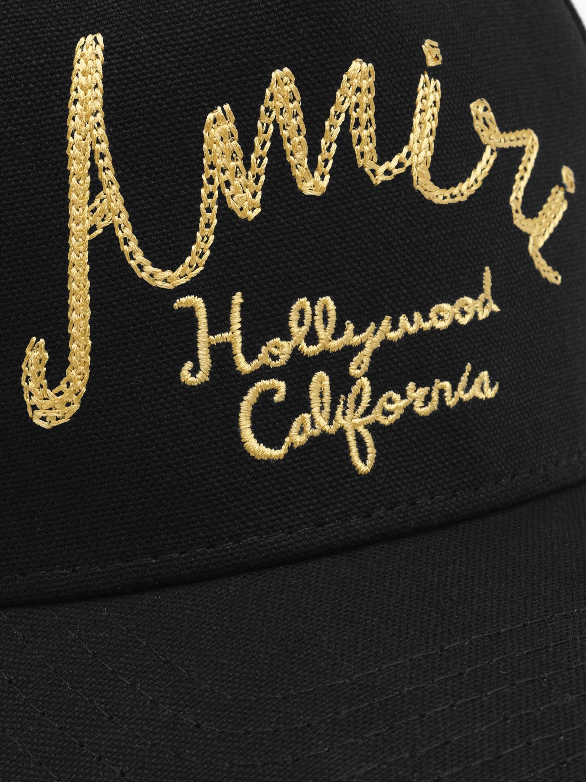 Amiri o1orln1025 Size: OS / Hollywood Canvas Hat / Cap in Black Size ONE SIZE - 5 Thumbnail