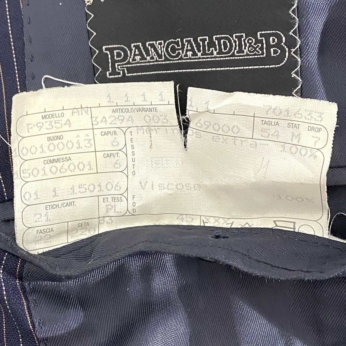 Loro Piana Veste De Costume Rayures Vintage Pancaldi & B x Loro Piana Size 44L - 7 Thumbnail
